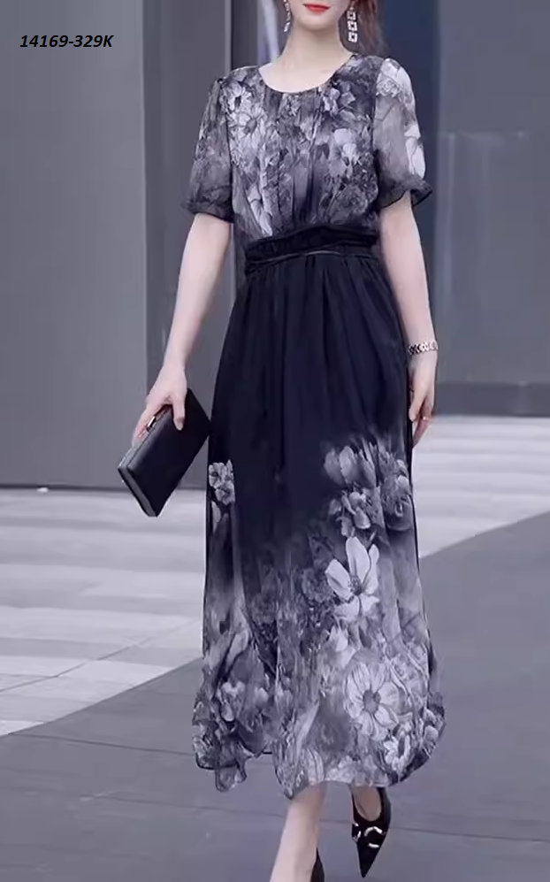 14169-Đầm maxi  in hoa 3D xám khói (voan,lót)FREESHIP_thumbnail_0