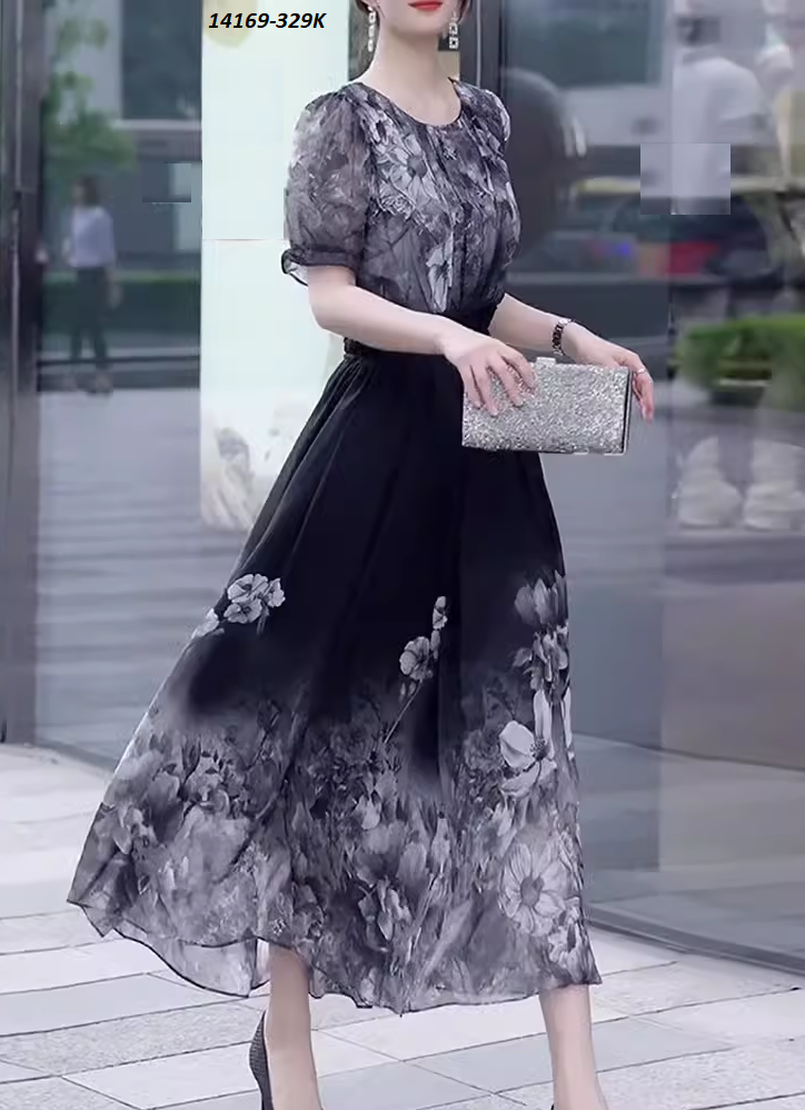 14169-Đầm maxi  in hoa 3D xám khói (voan,lót)FREESHIP_thumbnail_1