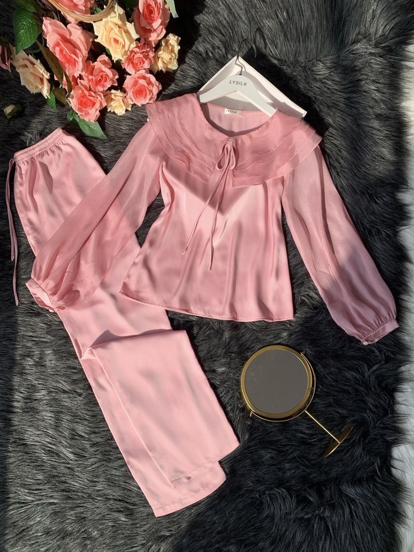 Bộ ngủ áo dài tay, quần dài BN411