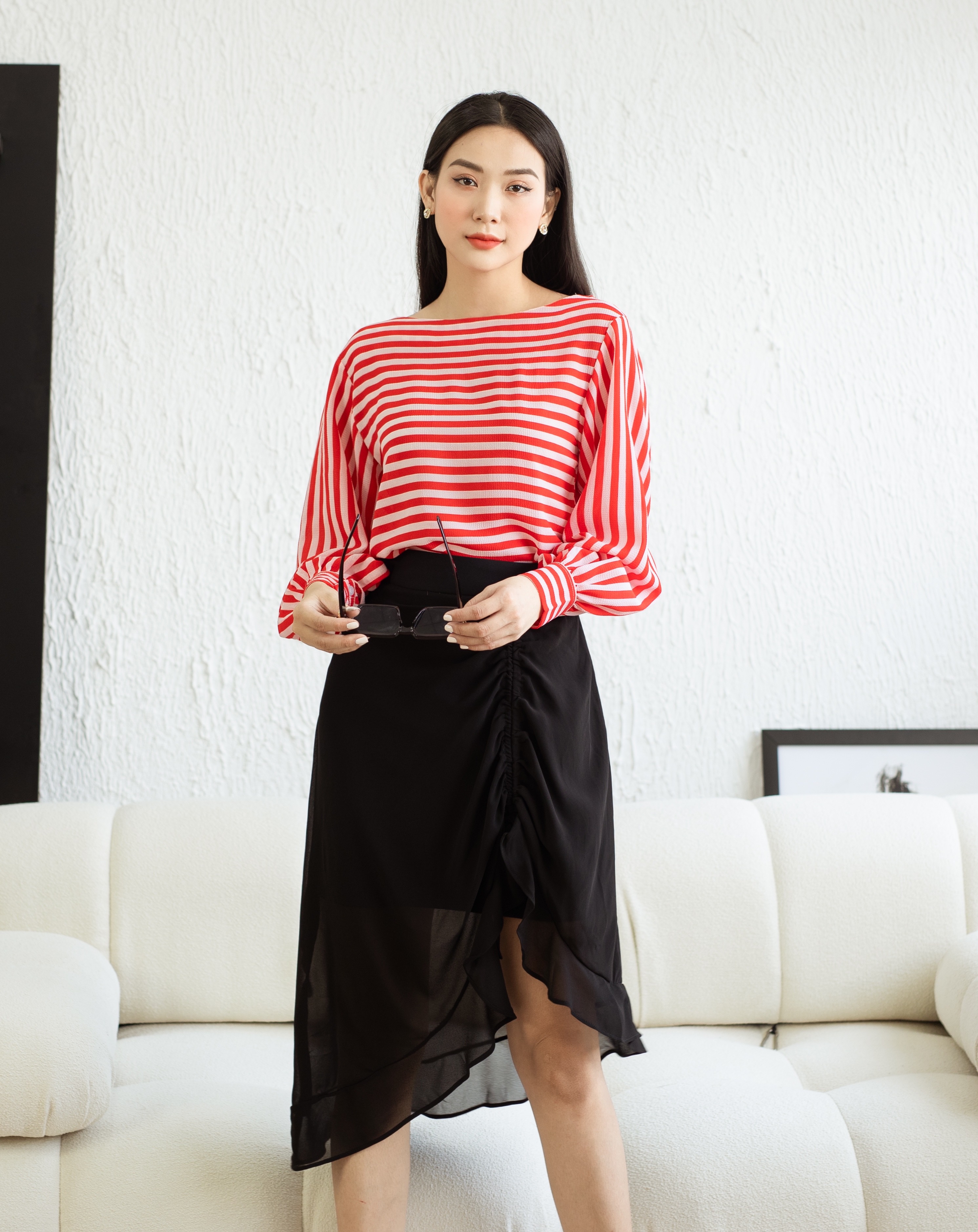 Áo kiểu tay dài kẻ sọc_thumbnail_5