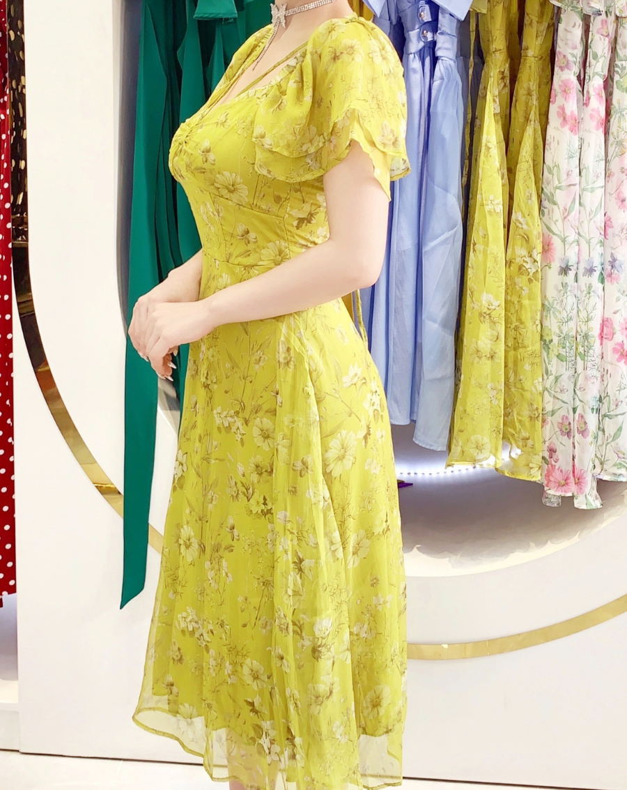 Váy hoa tay cánh tiên cổ V dây đan chéo_thumbnail_7