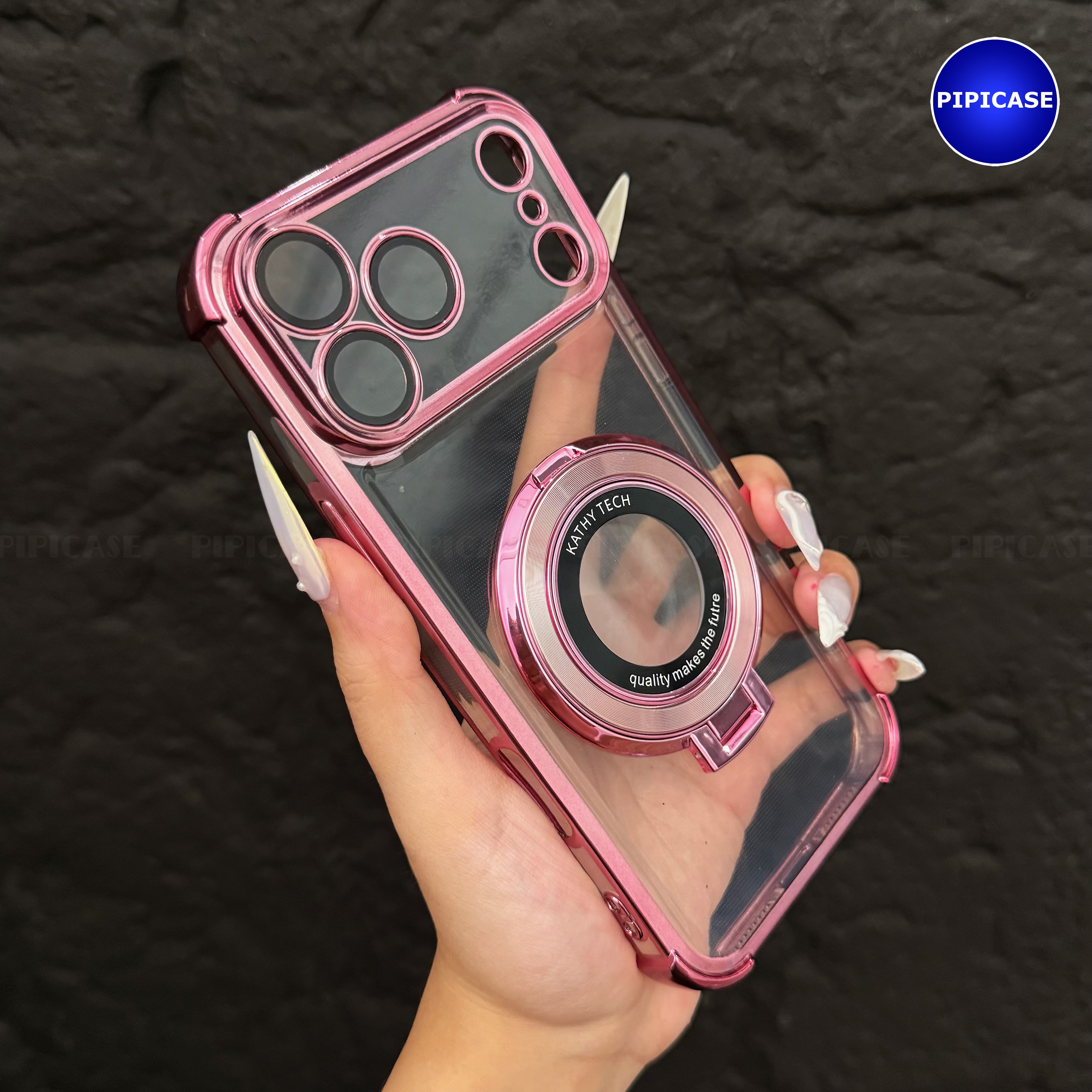 Ốp Lưng iPhone 17 Pro - Ven - Hồng_thumbnail_3