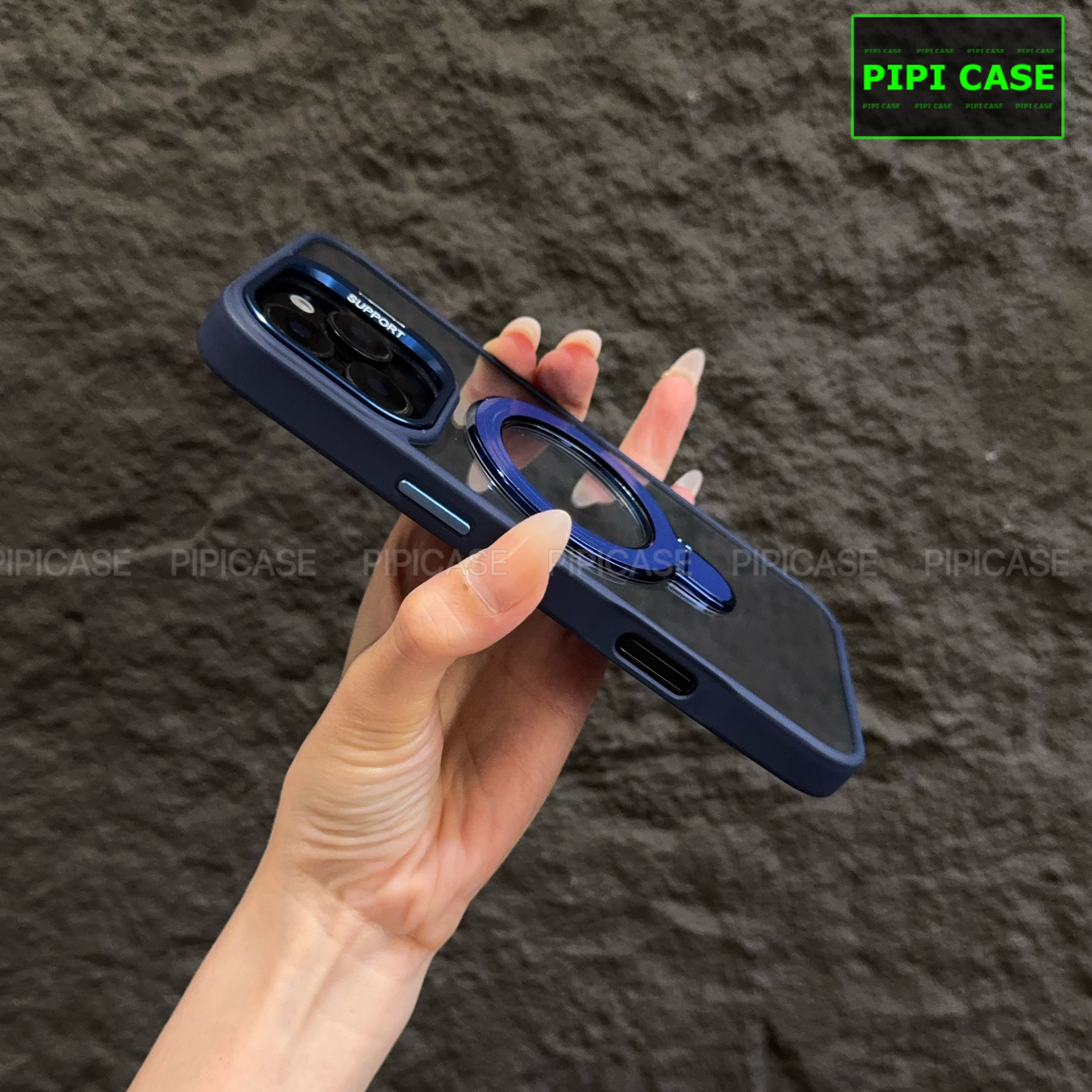 Ốp Lưng iPhone 12 Pro Max - Super Gone - Xanh Dương_thumbnail_5