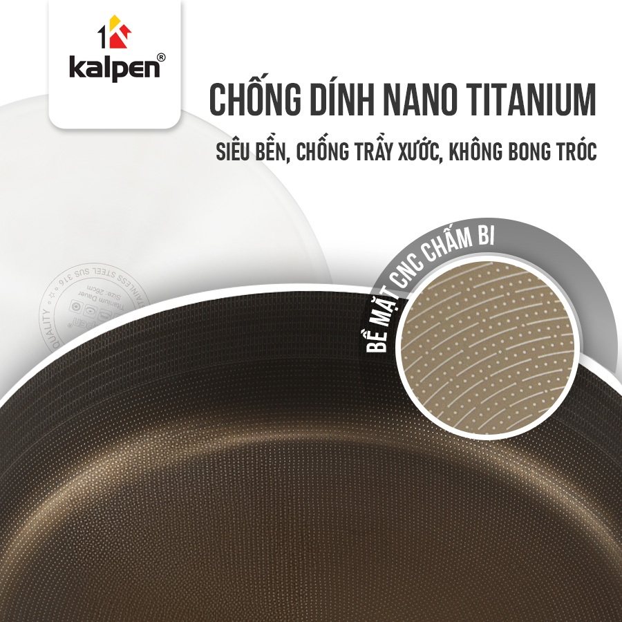 Chảo inox Kalpen TD16, không vung kính_thumbnail_7