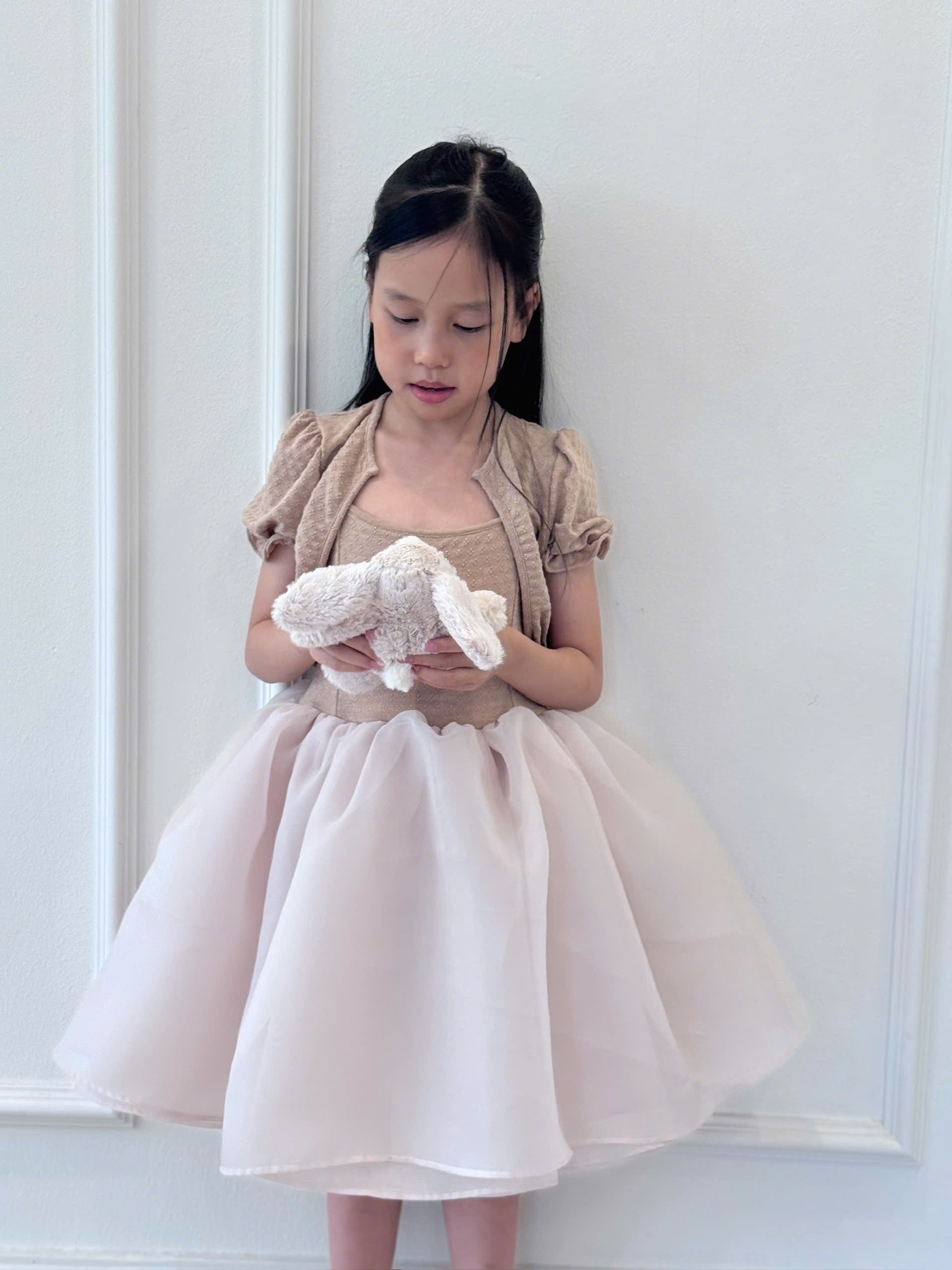 Charlotte Organza Dress '25 (Váy Organza x Áo Cardigan)_thumbnail_4