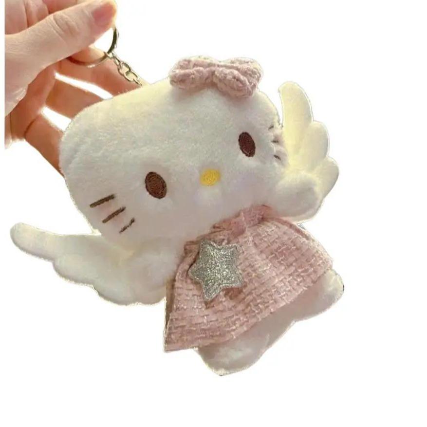 Móc Chìa Khóa Cunbag Váy Hồng Kawaii Thiên Thần Hellooo Kittyyy Sang Trọng Đồ Chơi Quà Tặng PK045_thumbnail_1