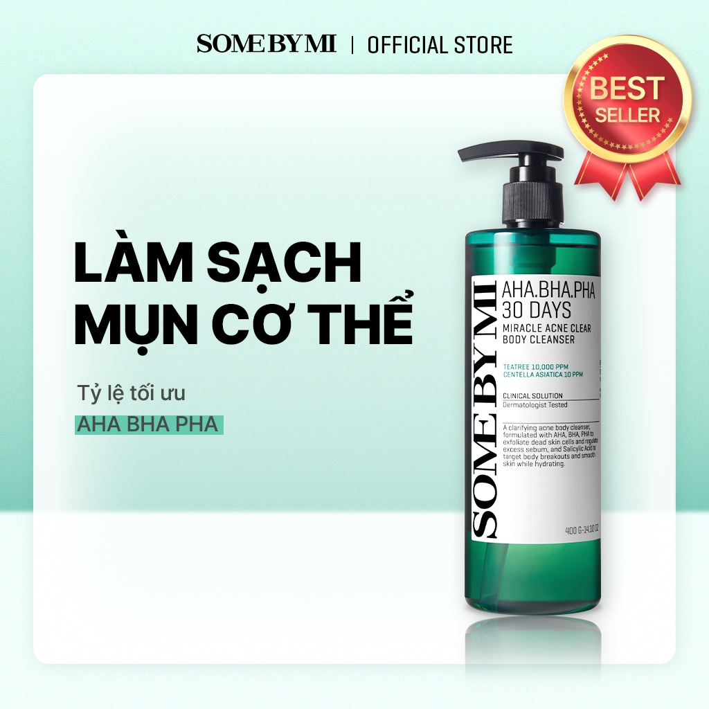 [SOME BY MI] Sữa tắm giảm mụn lưng Some By Mi AHA-BHA-PHA 30 Days Miracle 400g