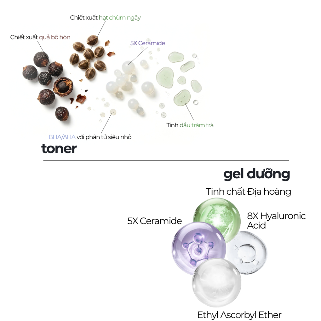 [CB3]Combo Sữa rửa mặt 100ml & Gel Dưỡng Da 50ml - BONNE MINE_thumbnail_2