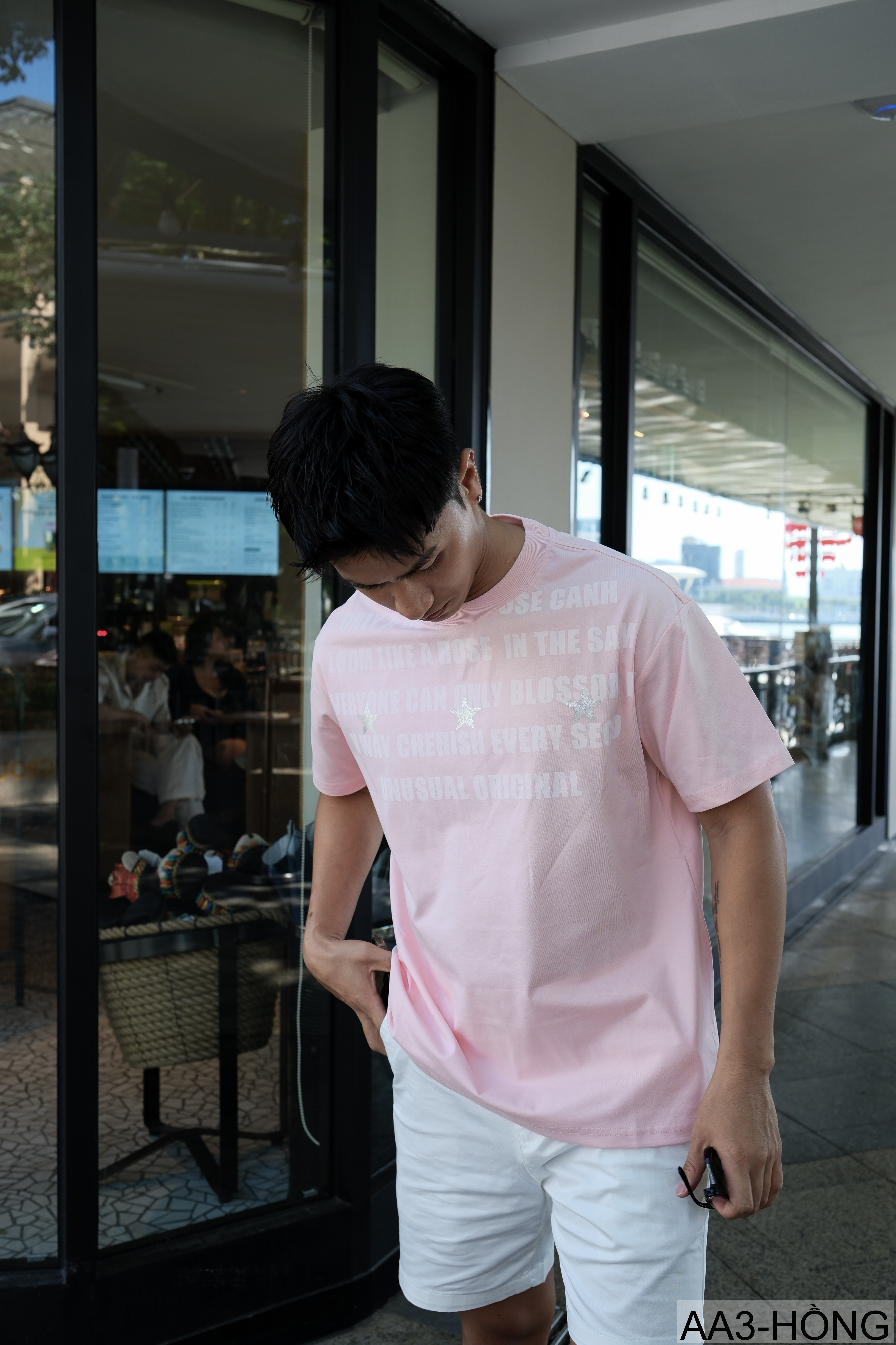 AA3 - Áo thun unisex cổ tròn tay ngắn in chữ retro phong cách streetwear_thumbnail_37