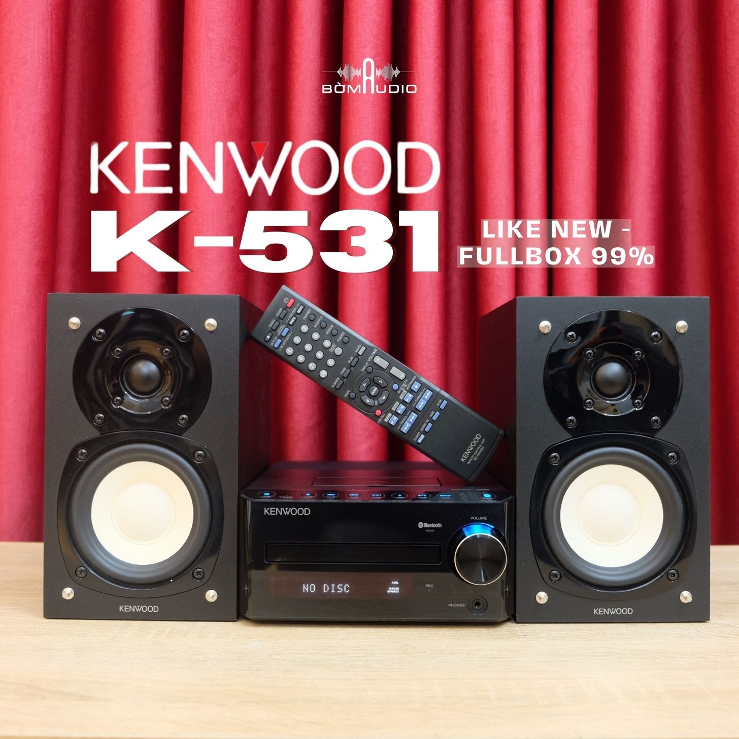 [LIKENEW-FULLBOX 99%] Dàn Âm Thanh Mini KENWOOD K531_thumbnail_0