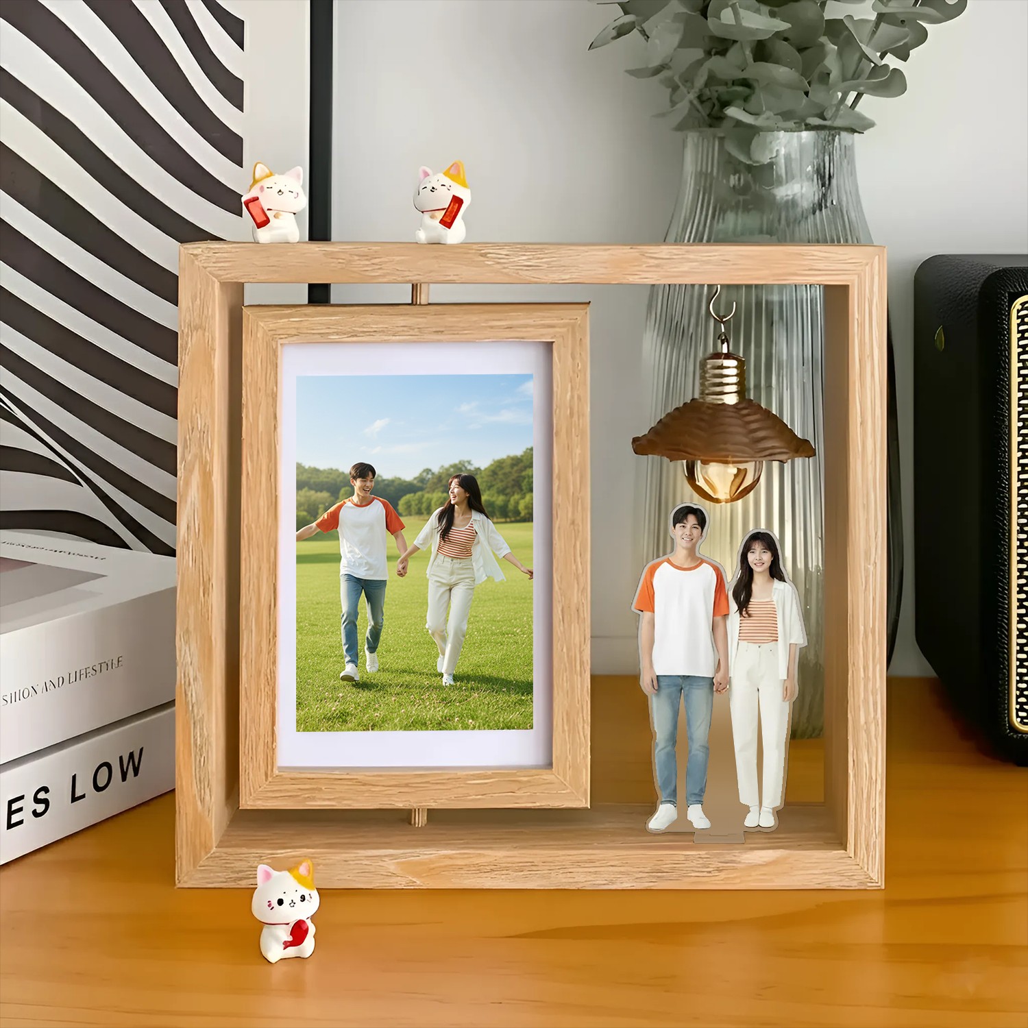 Khung Ảnh Xoay 2 Mặt - Xoay 2 Mặt 360 Độ (Size tính theo size ảnh)_thumbnail_6