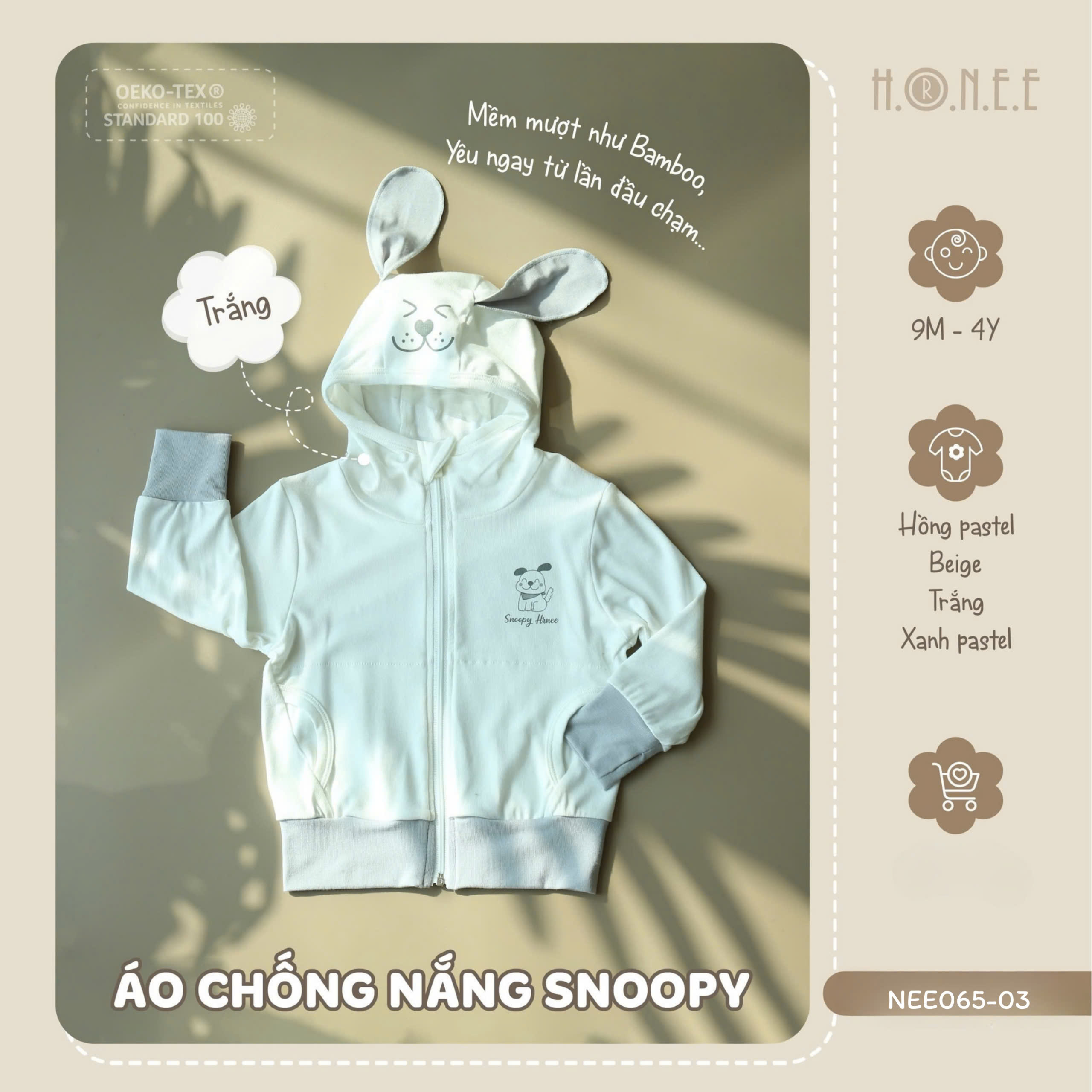 Áo chống nắng Snoopy HRNEE_thumbnail_2