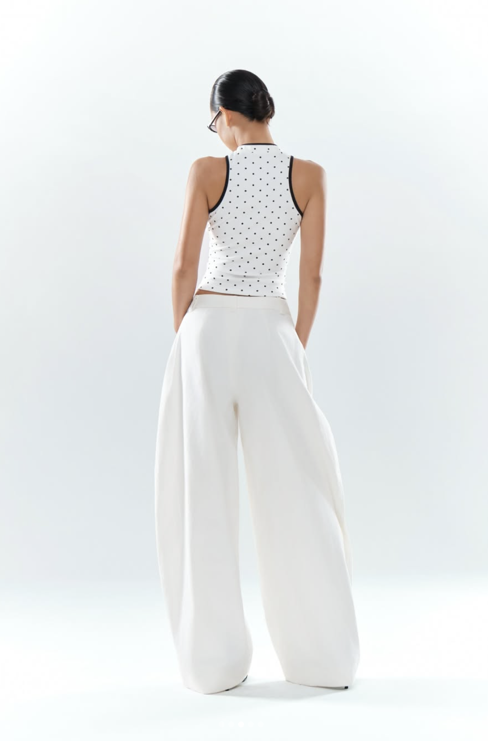 BUBBLE - IVORY FLOW PANTS ( Quần )