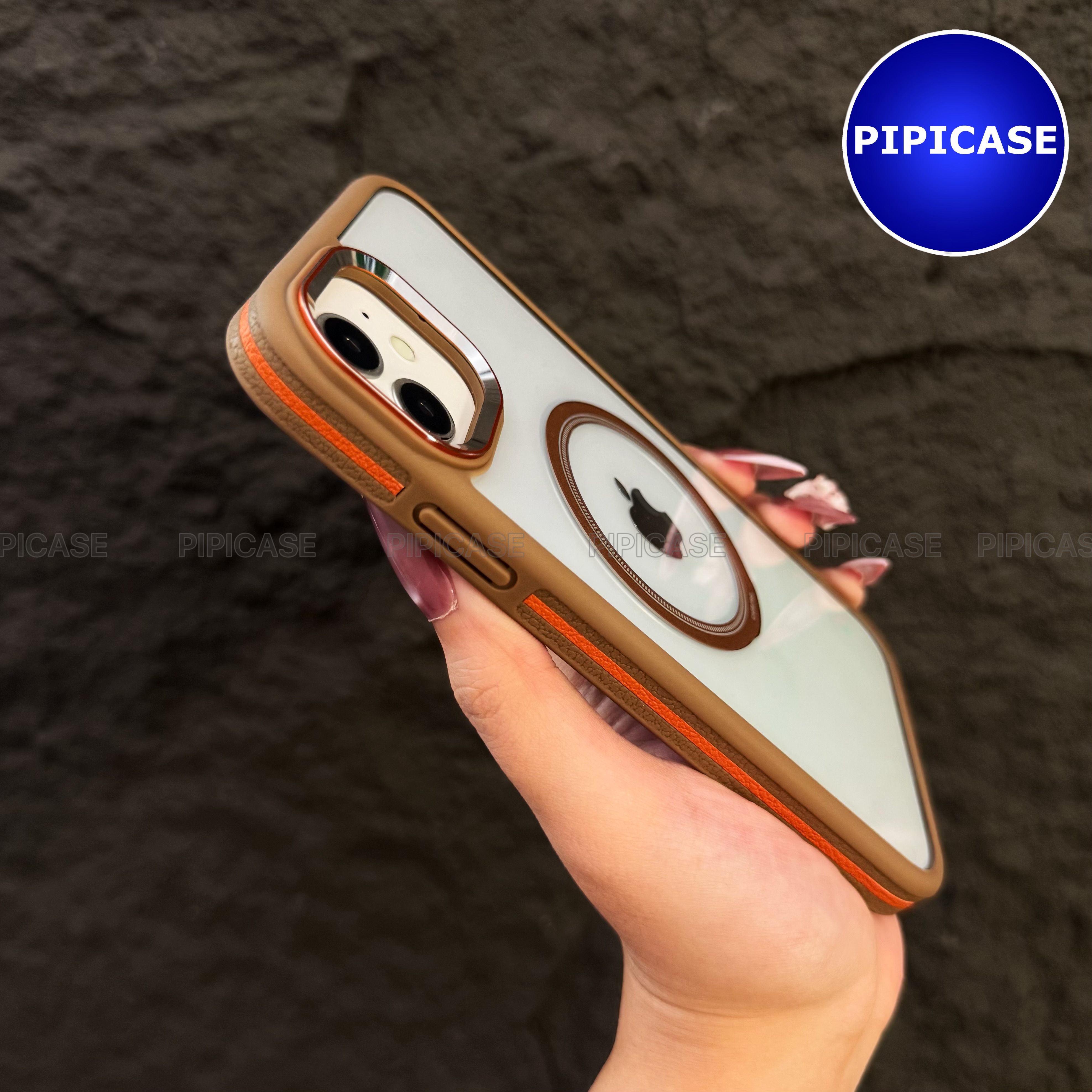 Ốp Lưng iPhone 12 - Wigu - Nâu_thumbnail_6