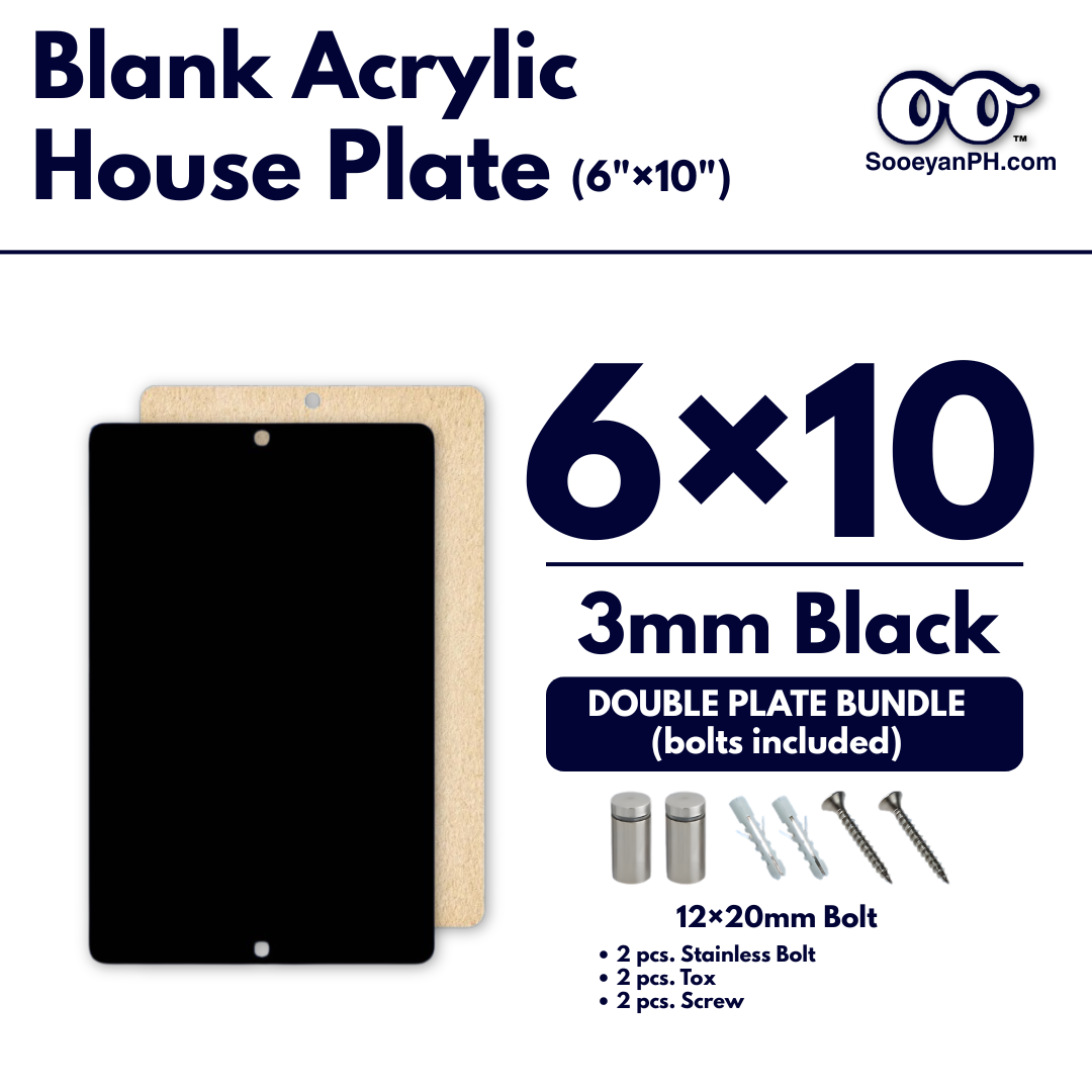 6×10 — Blank Acrylic House Plate_thumbnail_8