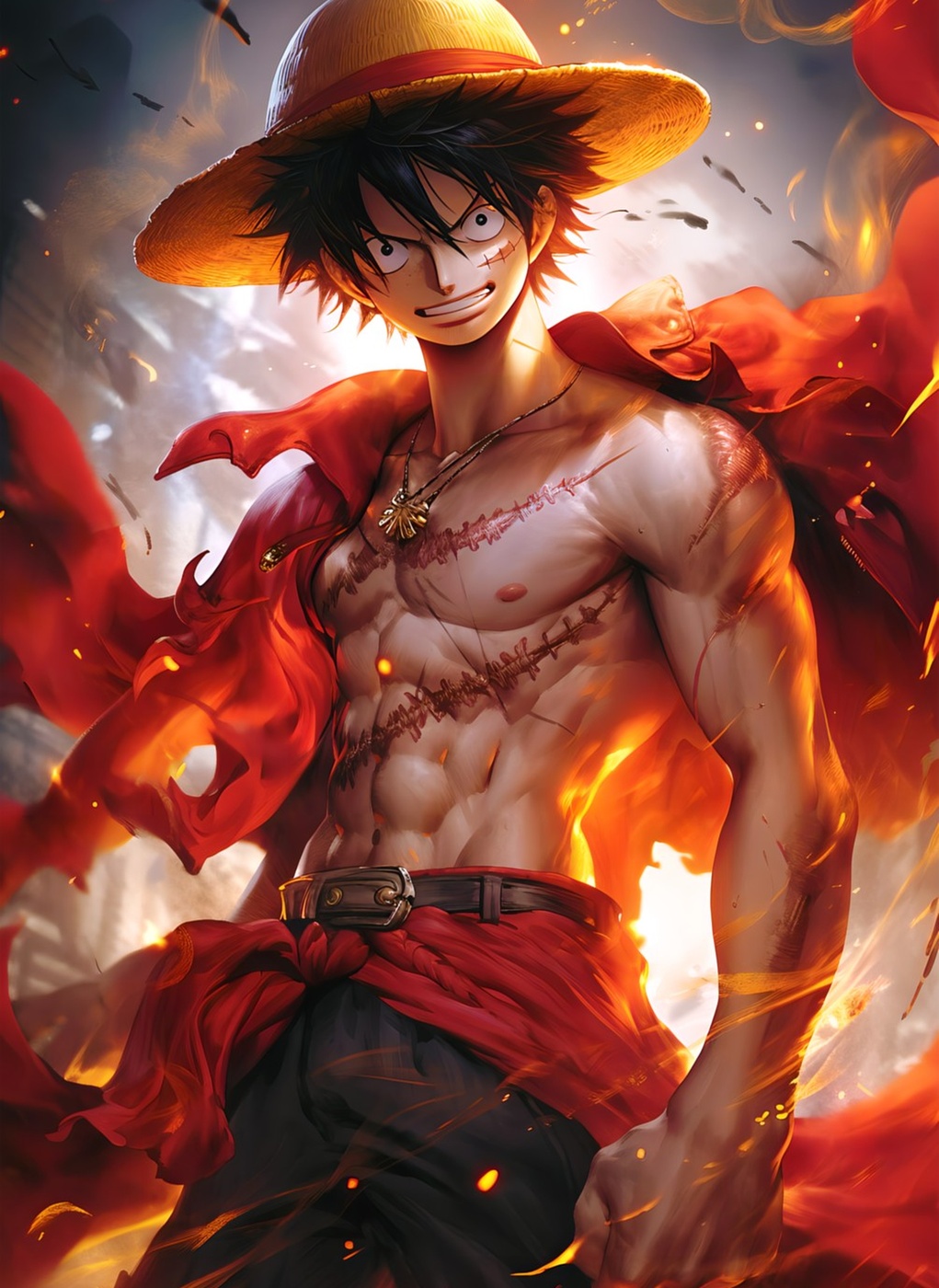 Luffy Fiery Rush — OP-LUF-988