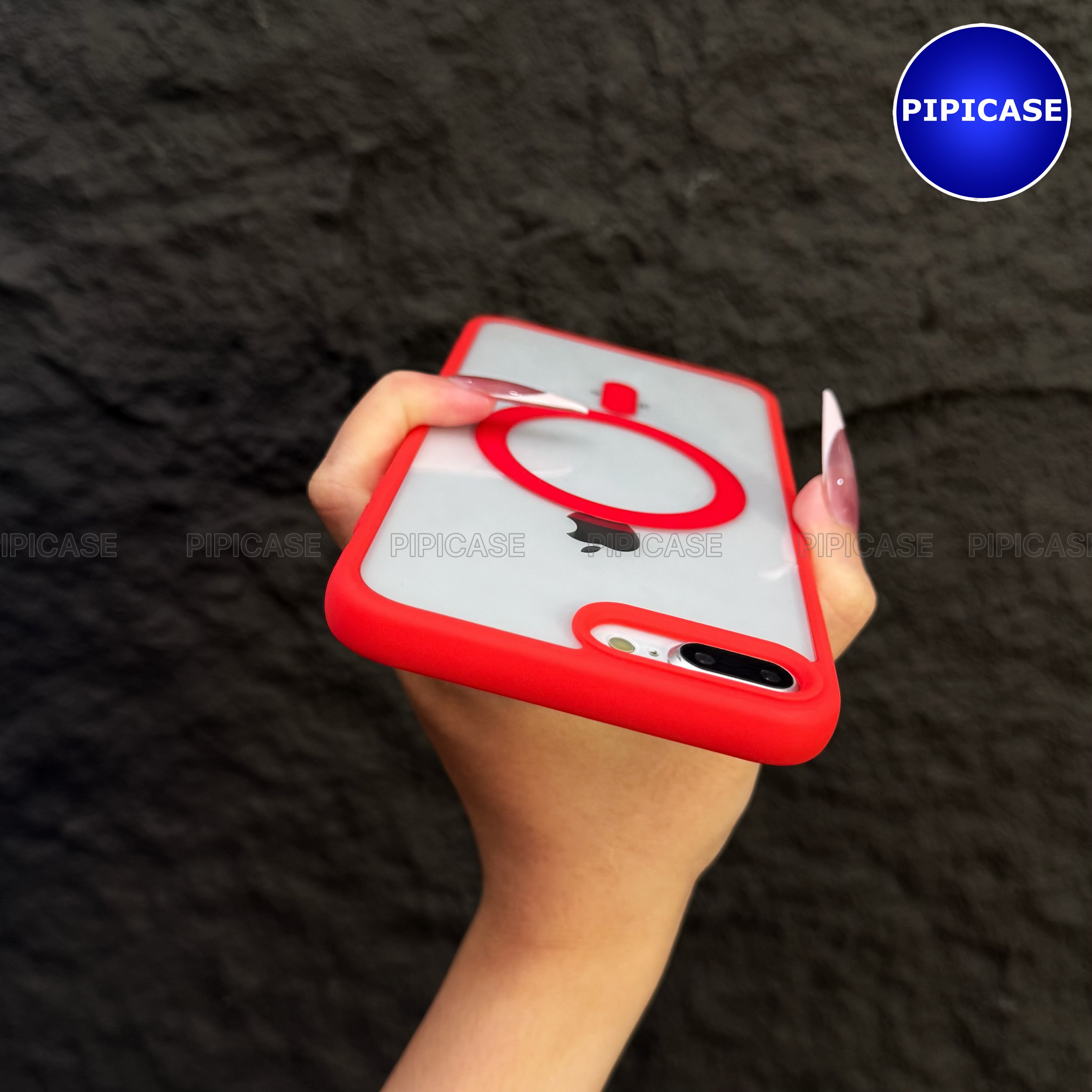 Ốp Lưng iPhone 7 Plus / 8 Plus - Chic - Đỏ Tươi_thumbnail_9