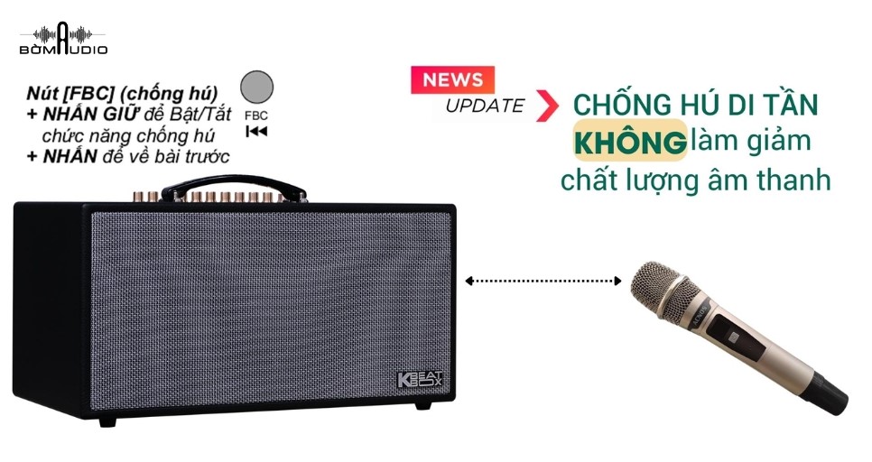 Tính năng mới chống hú di tần