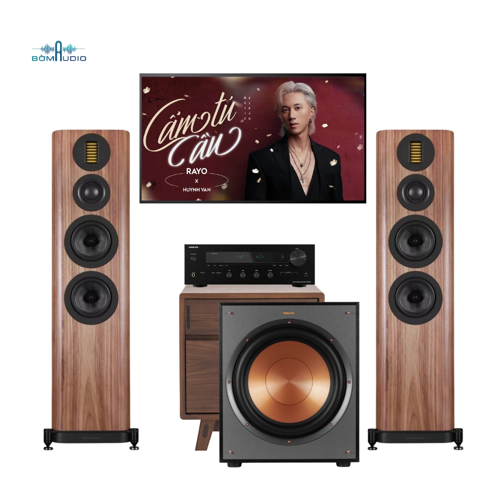 Combo Amply ONKYO TX-8470 + Loa Cột WHARFEDALE EVO 5.4 + Loa Subwoofer KLIPSCH R-120SW  – ONK4_thumbnail_0