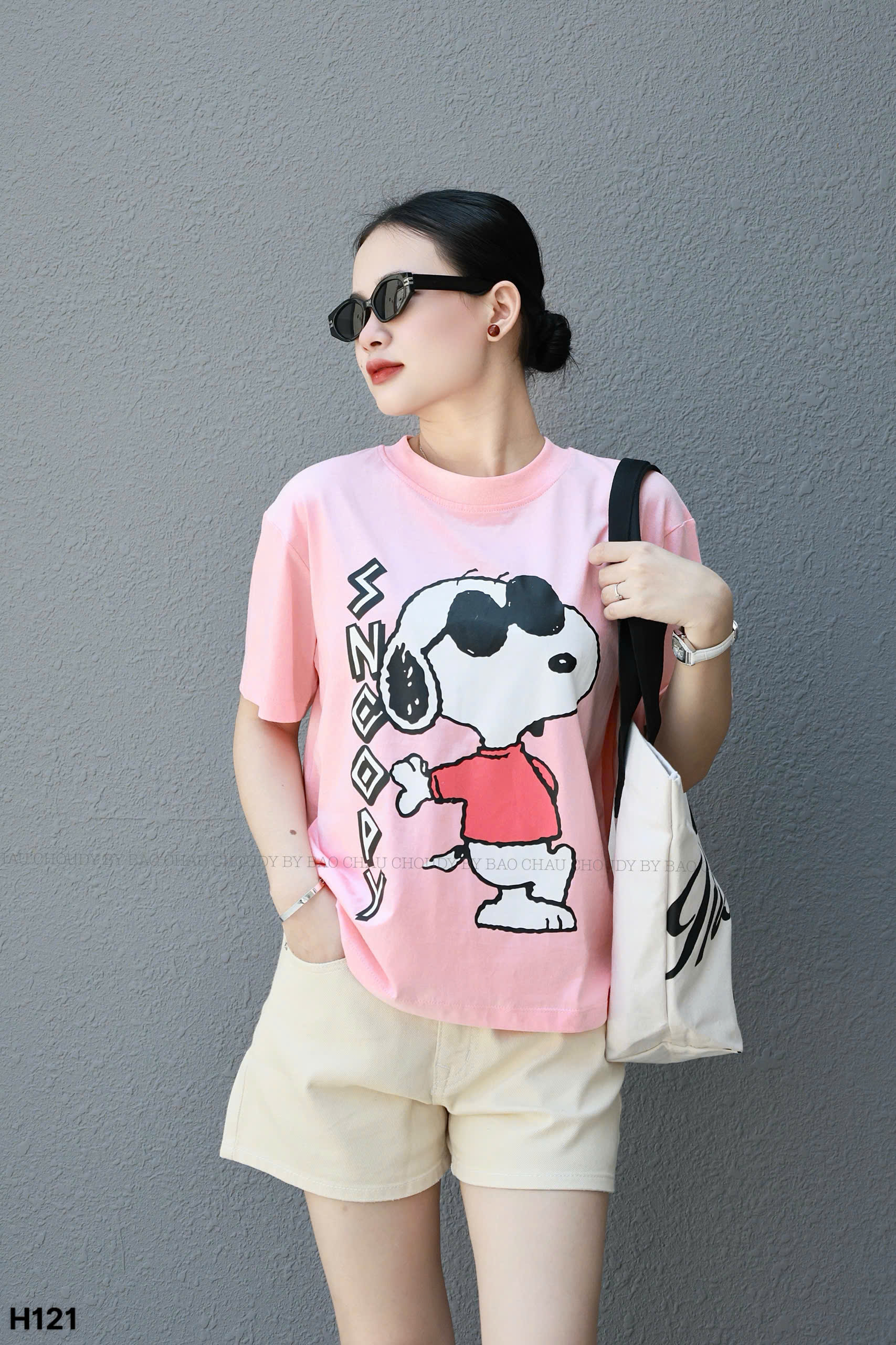 H121 ÁO THUN HỒNG