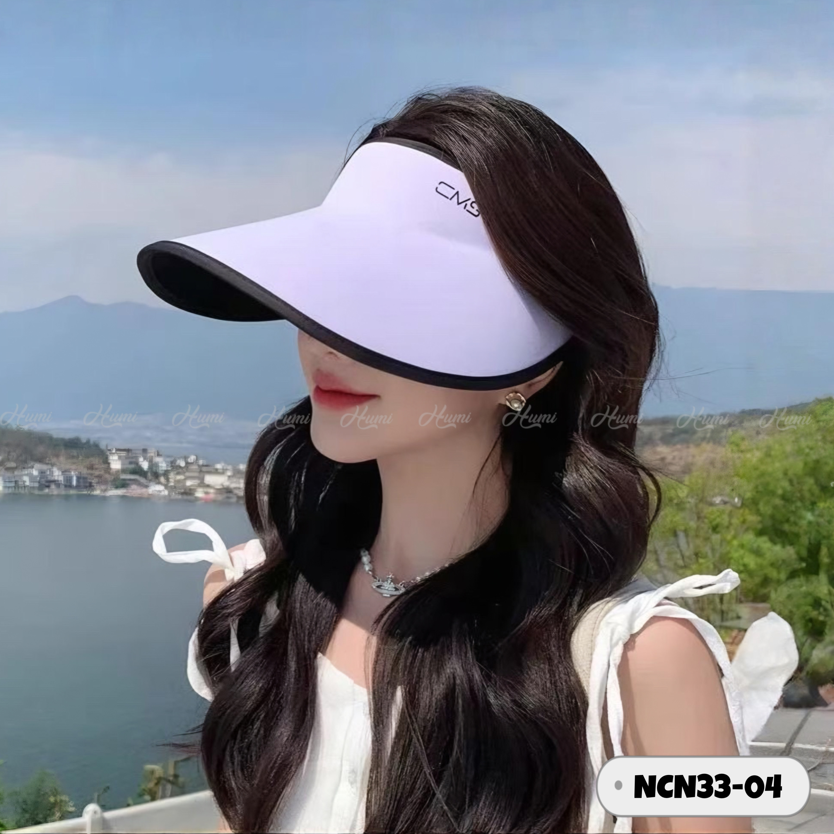 MŨ CHỐNG NẮNG MÙA HÈ HỞ CHÓP (NCN33-04 TÍM)