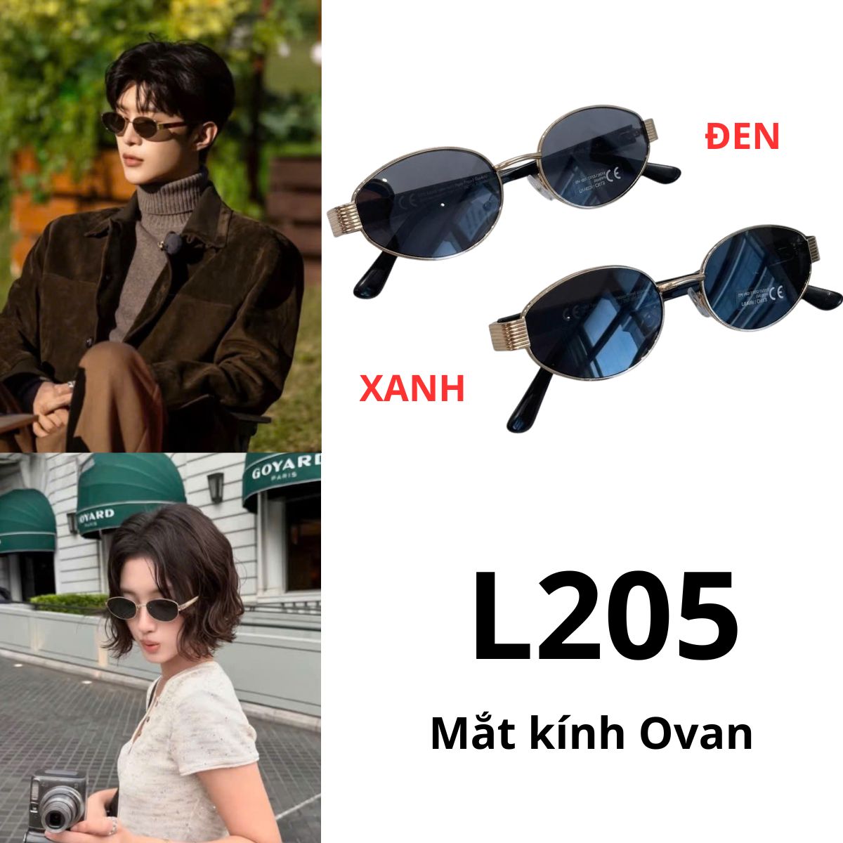 L205 - Mắt kính Ovan