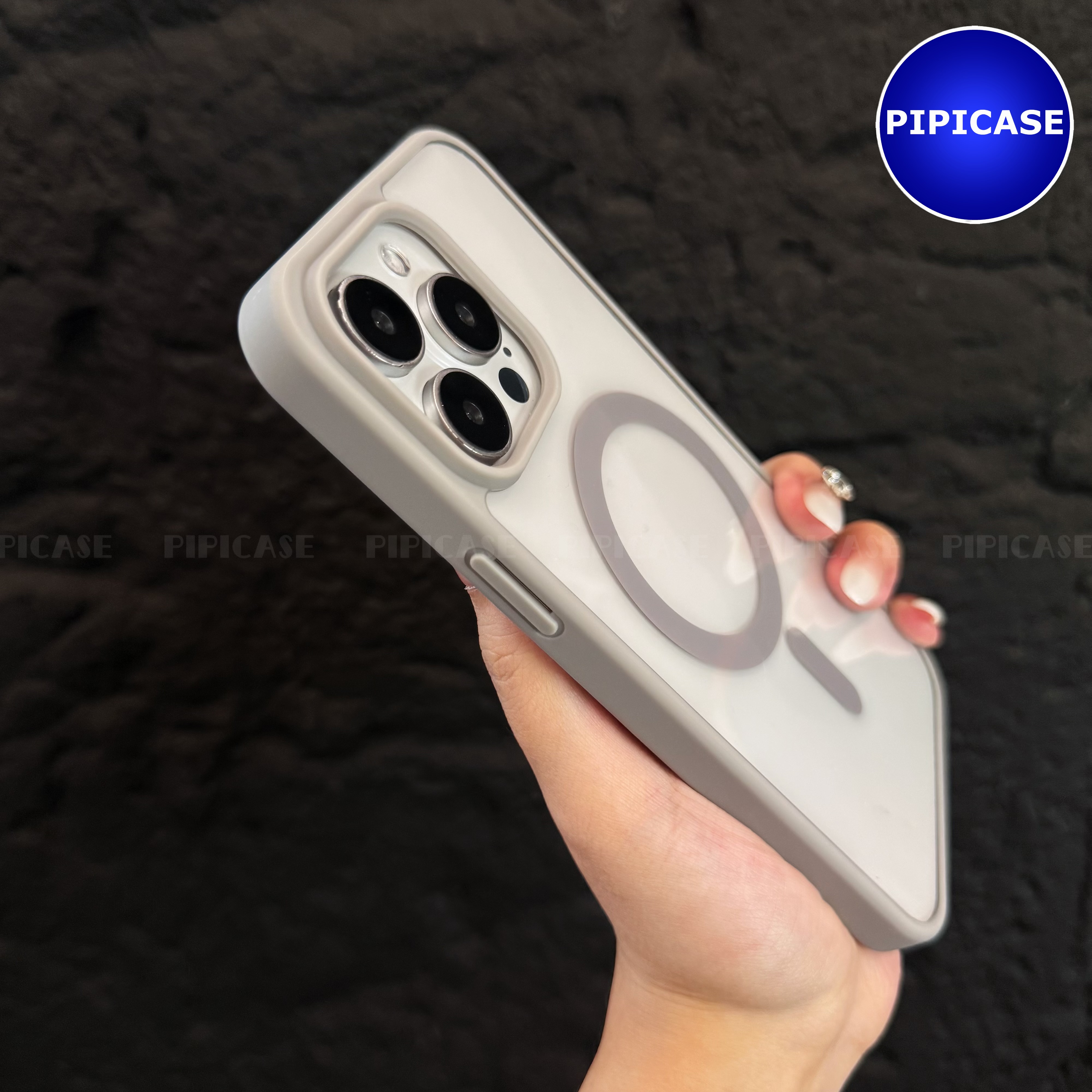 Ốp Lưng iPhone 14 Pro Max - Chic - Xám_thumbnail_6
