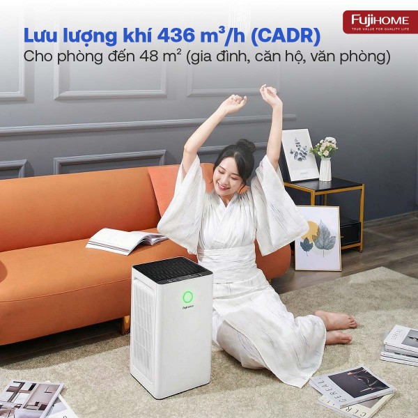 Máy lọc không khí thông minh Fujihome AP5Pro có kết nối điều khiển quả Wifi_thumbnail_10