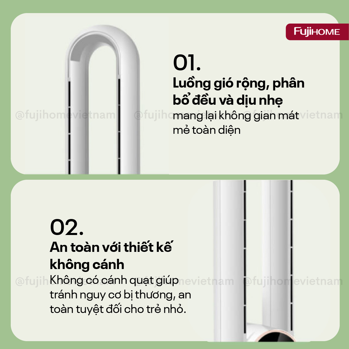 Quạt không cánh tích hợp lọc không khí bằng ion Fujihome BF-03R_thumbnail_2