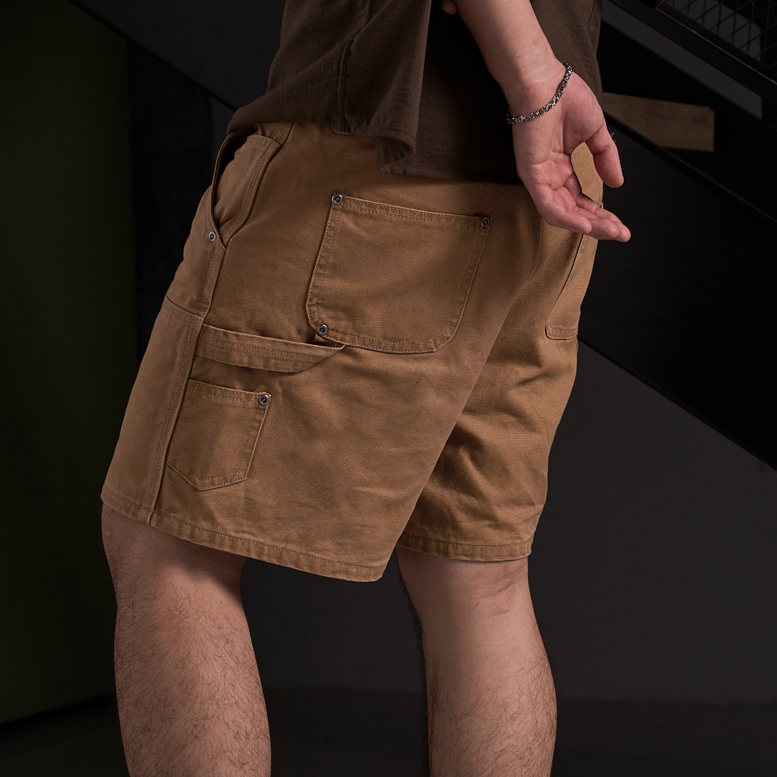 IMPERFECT - QUẦN SHORT DOUBLEKNEE VẢI CANVAS 420GSM DÀY DẶN, PHONG CÁCH ĐƯỜNG PHỐ NAM MENSWEAR_thumbnail_6