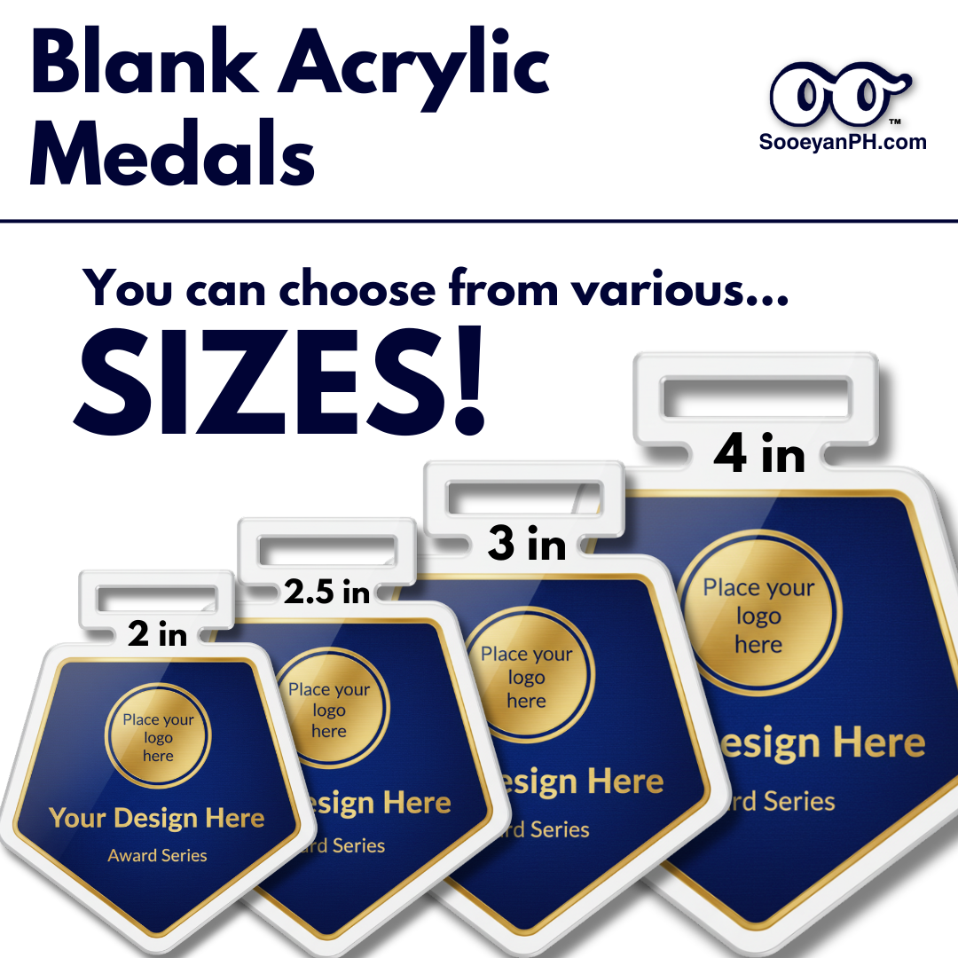 Blank Acrylic Medals