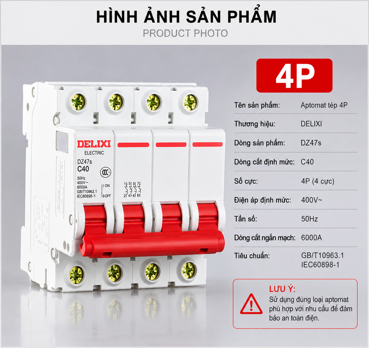 APTOMAT DELIXI DZ47S – CB BẢO VỆ QUÁ TẢI & NGẮN MẠCH CHÍNH HÃNG_thumbnail_8