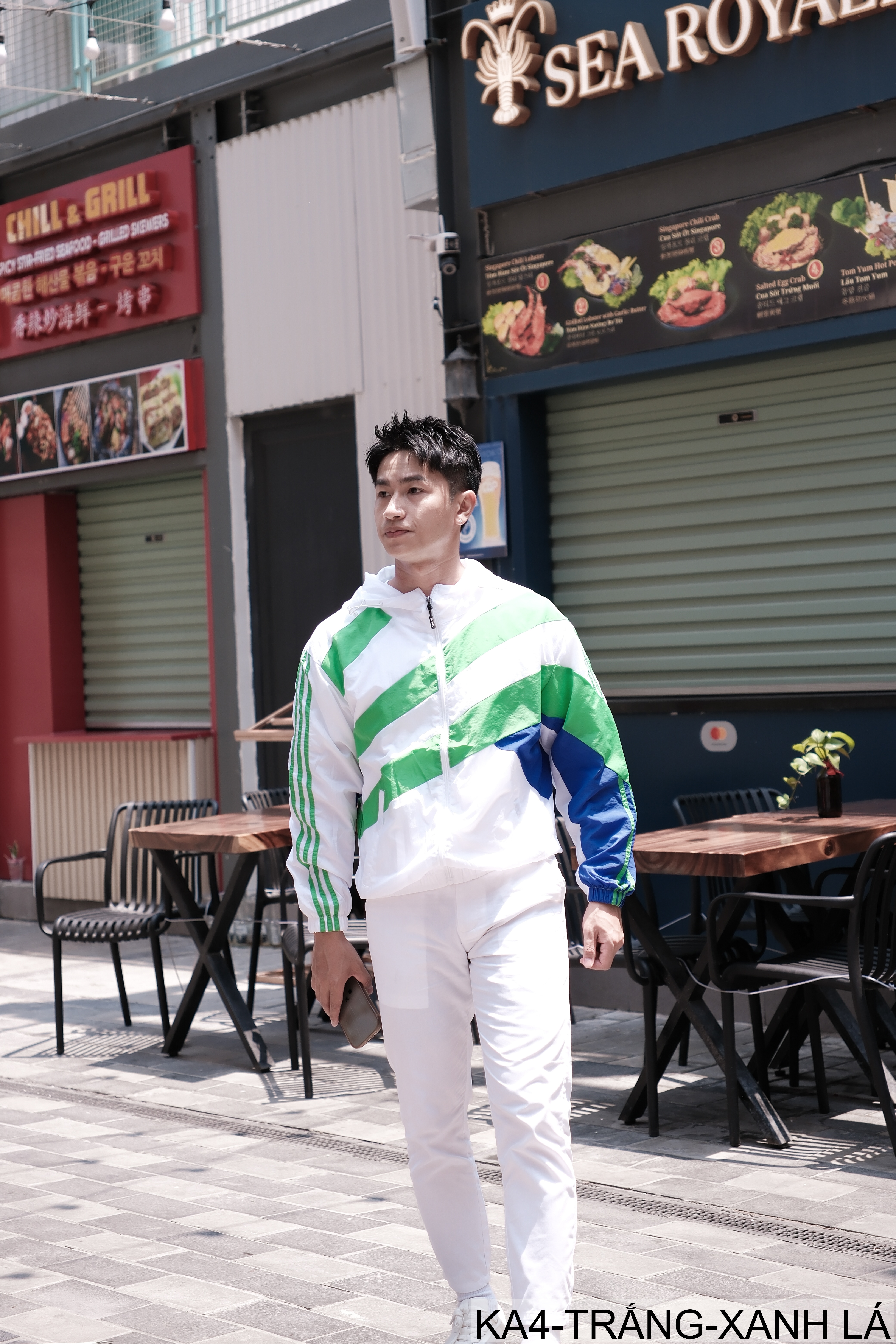 KA4 - Áo khoác nam có mũ phối màu năng động, chống nắng thoáng khí mùa xuân thu_thumbnail_9