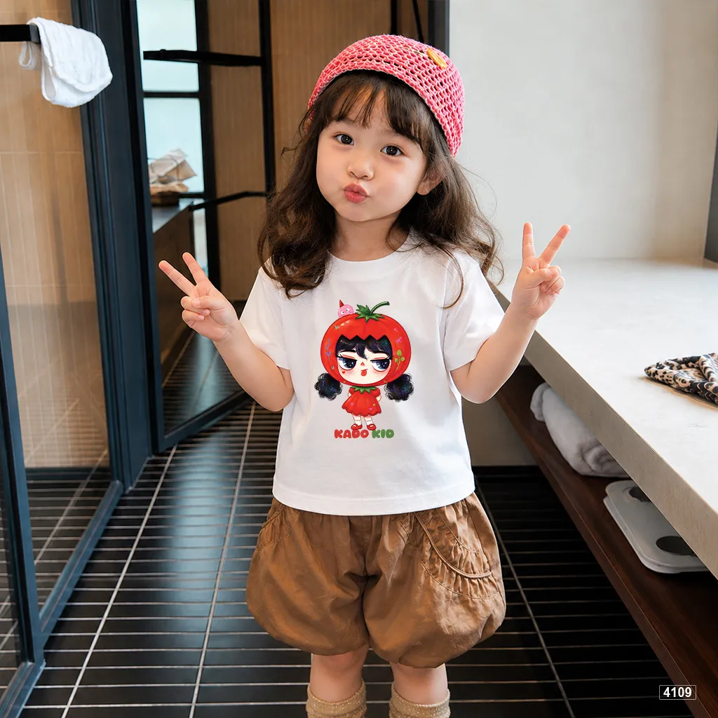 Áo thun bé trai bé gái hoạt hình Cà chua Kado 4109_thumbnail_4