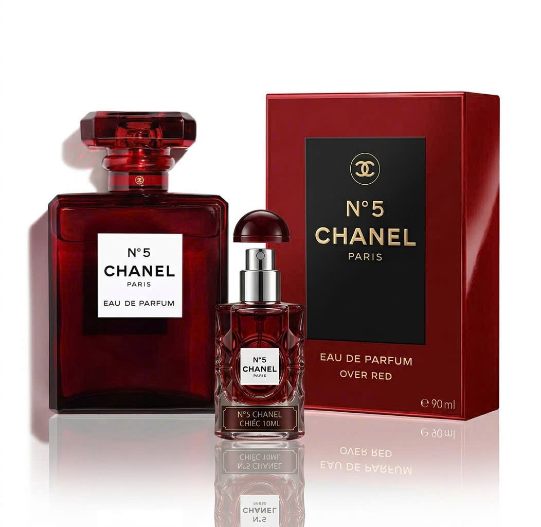 Chanel No.5 L'Eau de Parfum (Over Red)