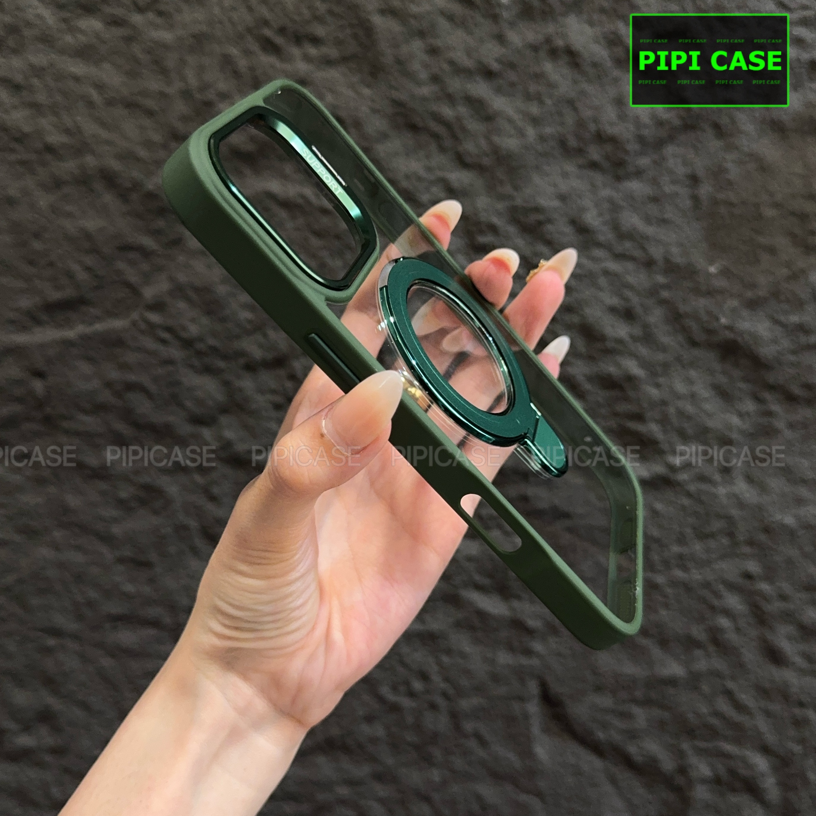 Ốp Lưng iPhone 12 Pro Max - Super Gone - Xanh Lá_thumbnail_8
