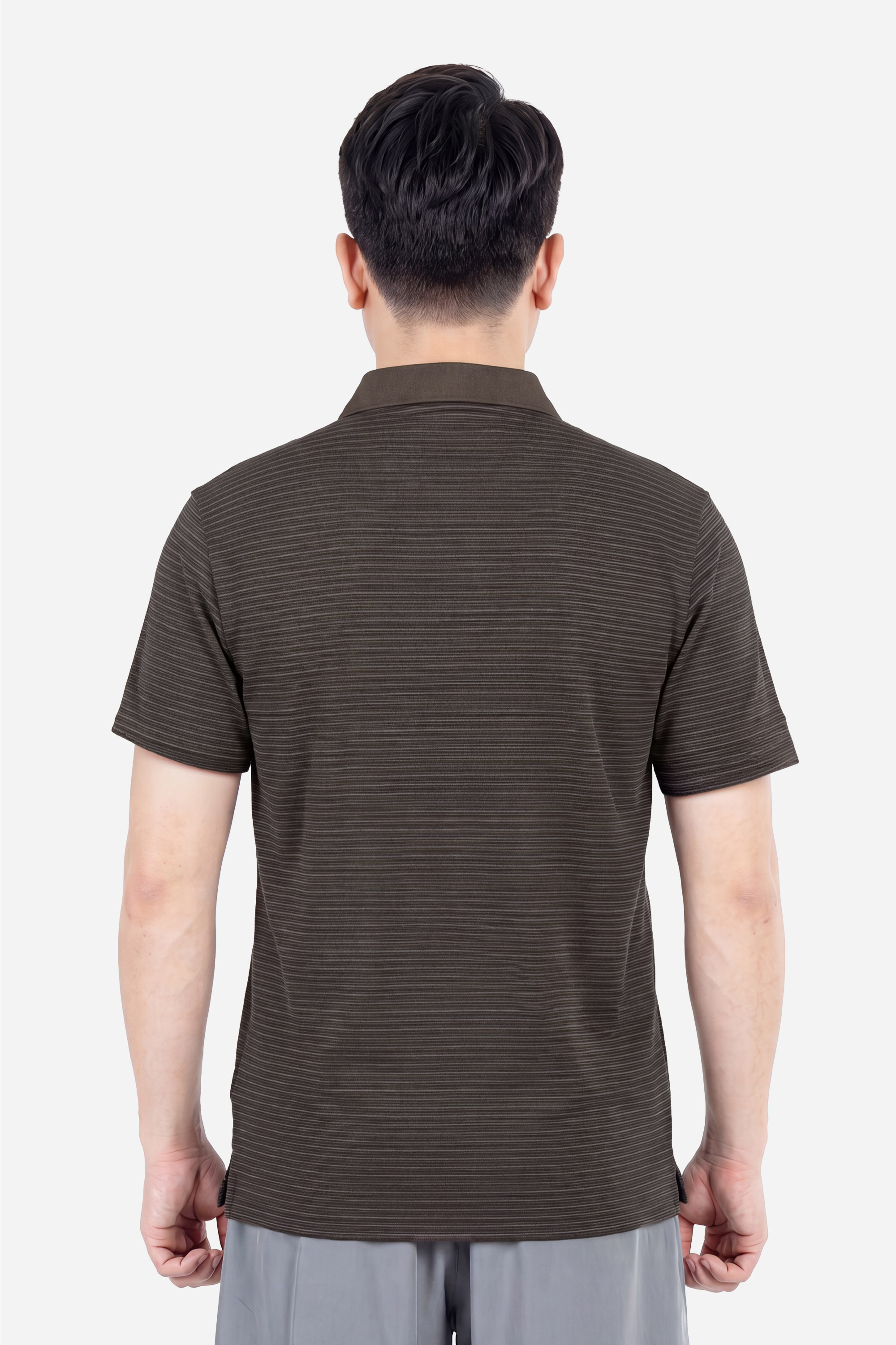 Áo Polo Cotton Túi Ngực Nam Trung Niên Phom Suông Xẻ Tà Màu Đen_thumbnail_18