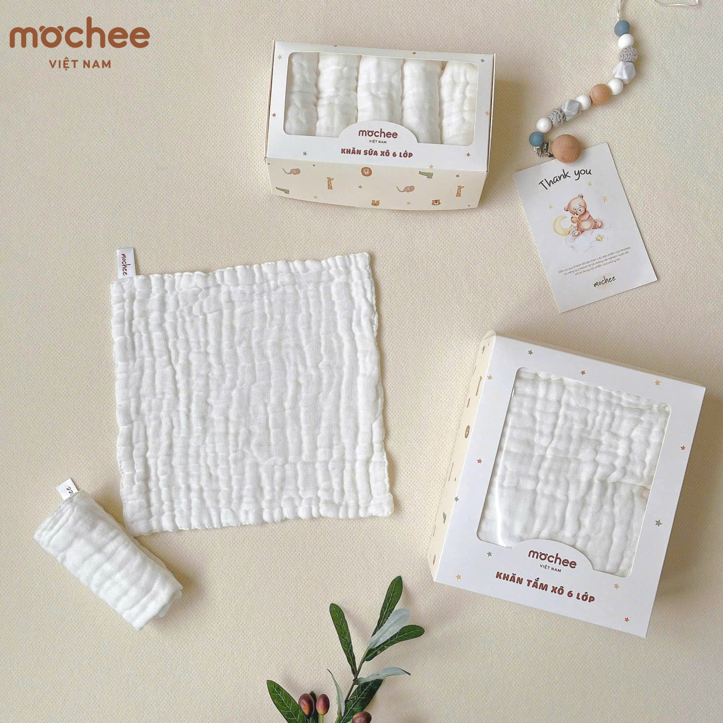 Khăn tắm xô 6 lớp Mochee