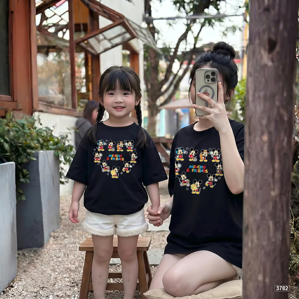 Áo thun gia đình mẹ và bé Mickey Friends đáng yêu Kado 3782_thumbnail_4