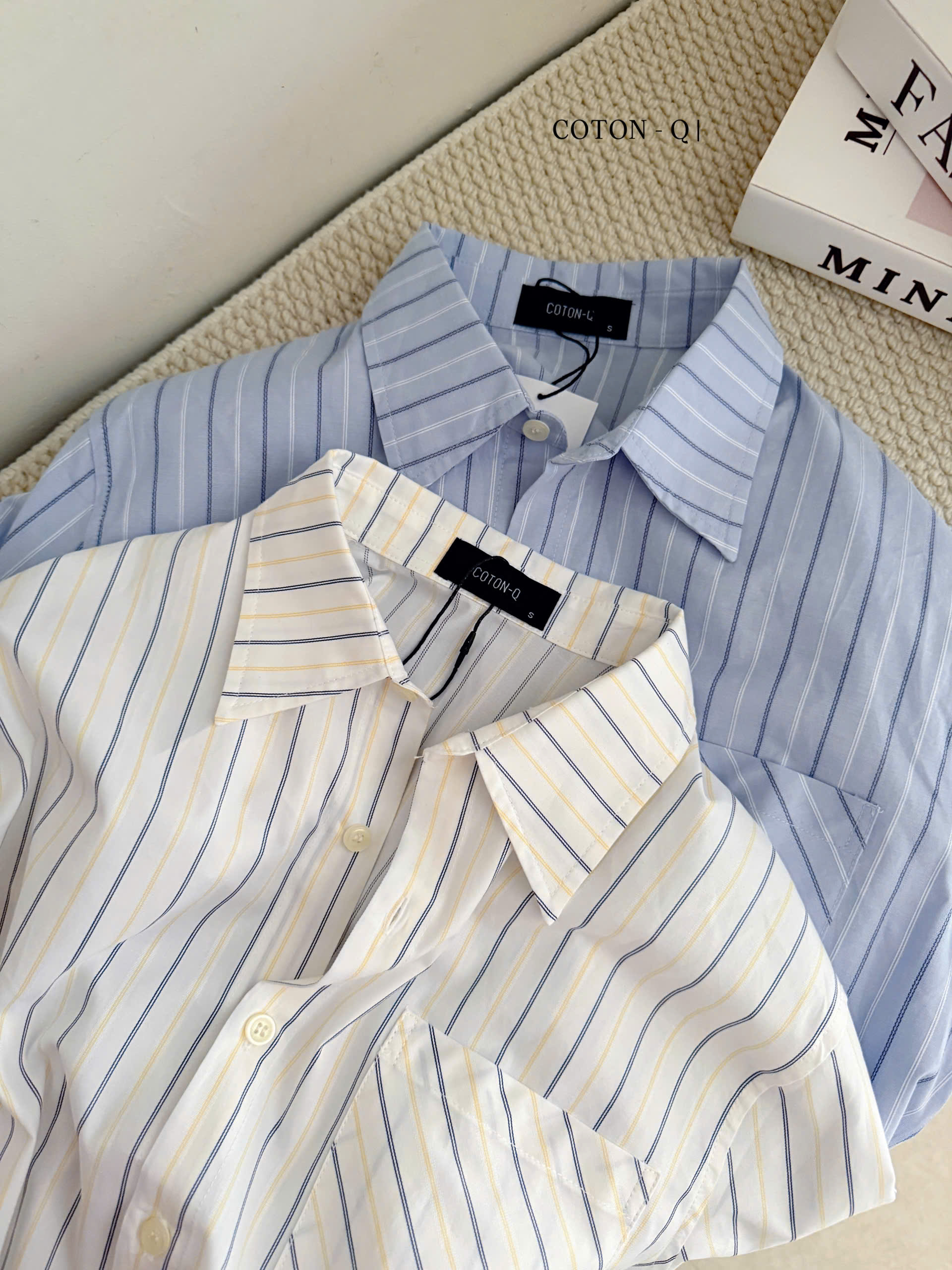 Set áo somi tay dài + quần sọc ( SỌC TRẮNG )_thumbnail_6