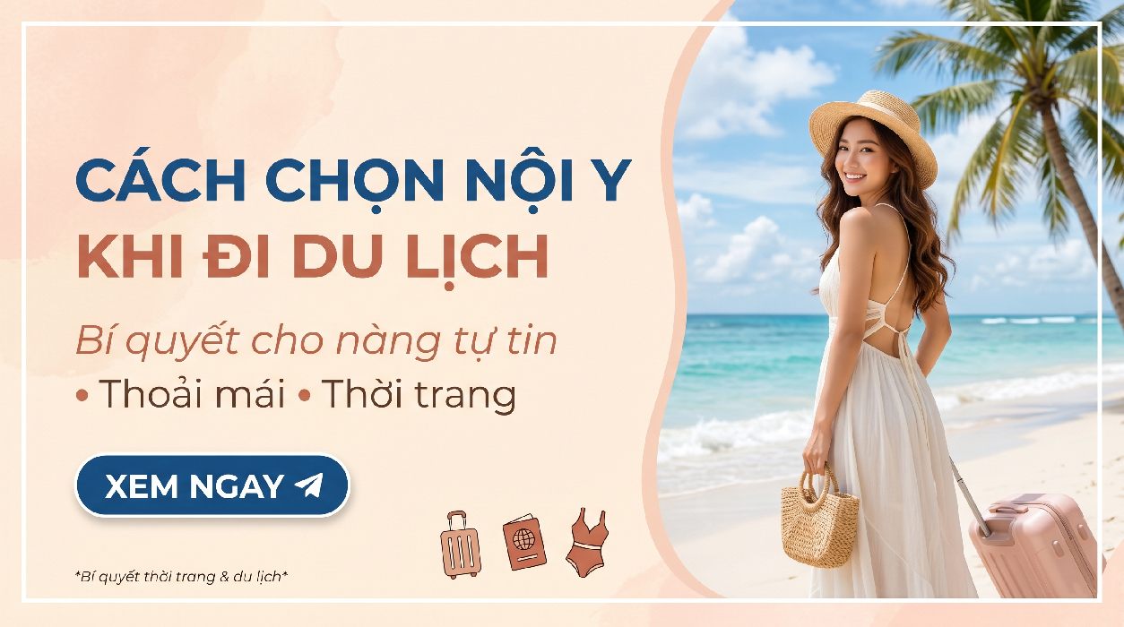 Cách chọn nội y khi đi du lịch: Bí quyết cho nàng tự tin