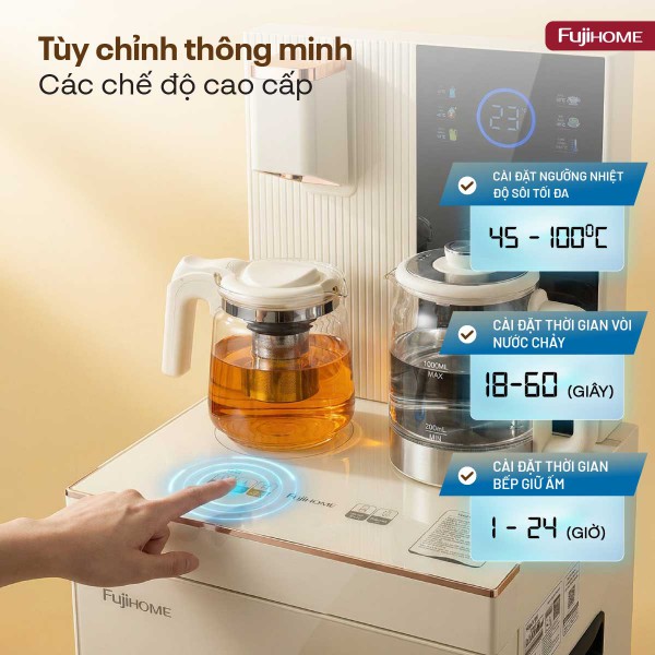 Cây nước bàn trà cao cấp có ngăn khử khuẩn UV TB238N-UV_thumbnail_3