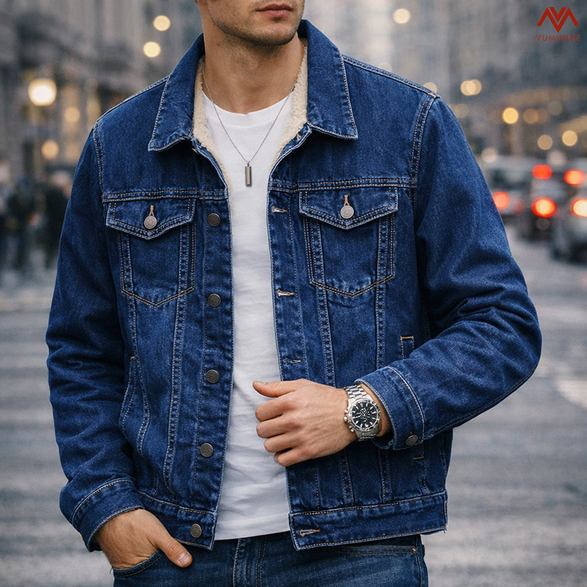 Áo khoác lót lông Jacket Jeans nam ( LB4 )_thumbnail_4