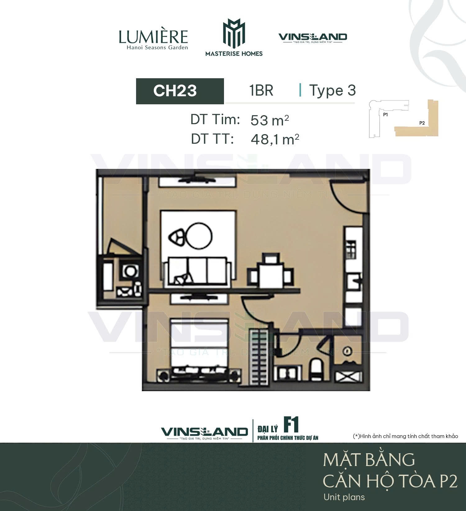 23 1br 48,1m2