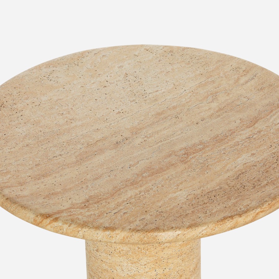 Bàn decor Sierra Travertine - đá xi măng