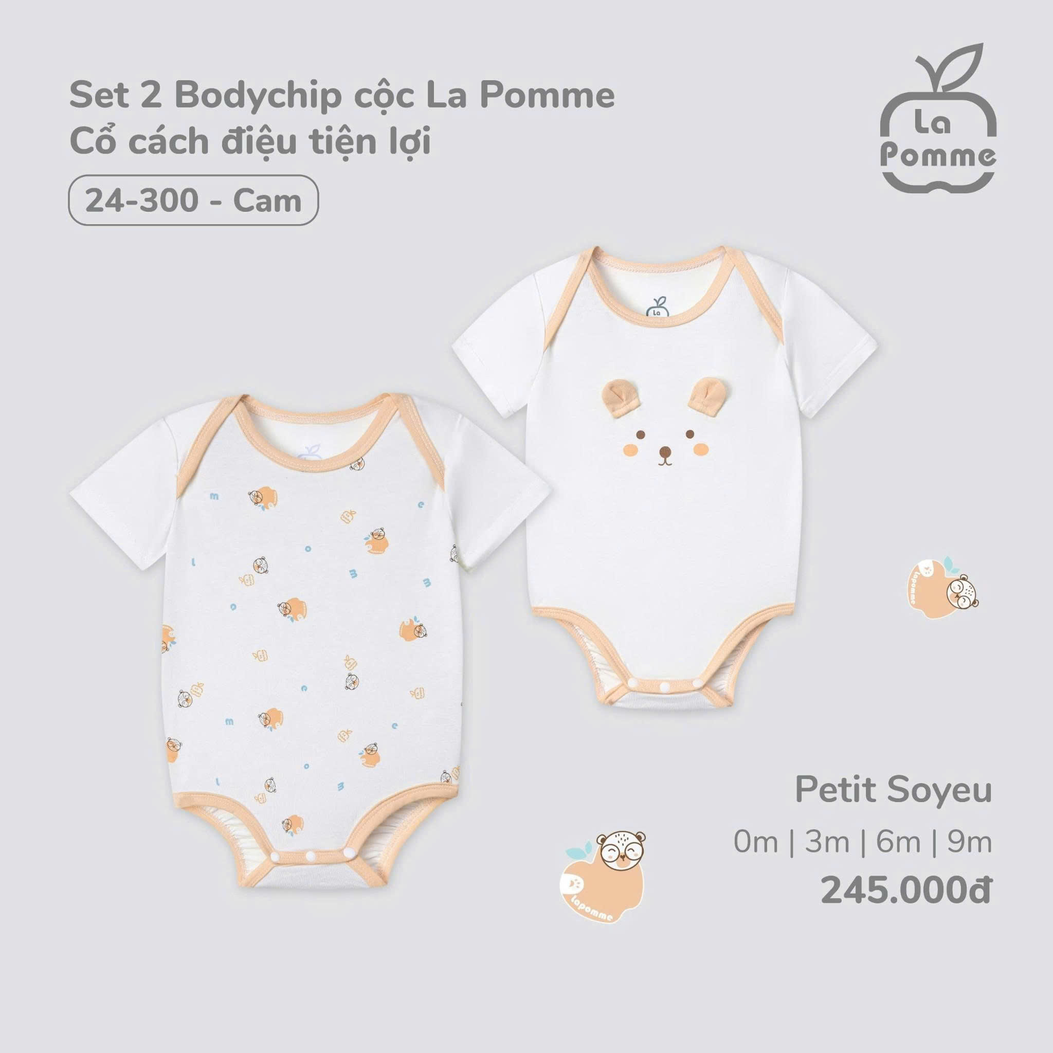 Body chip La Pomme (CỘC TAY)