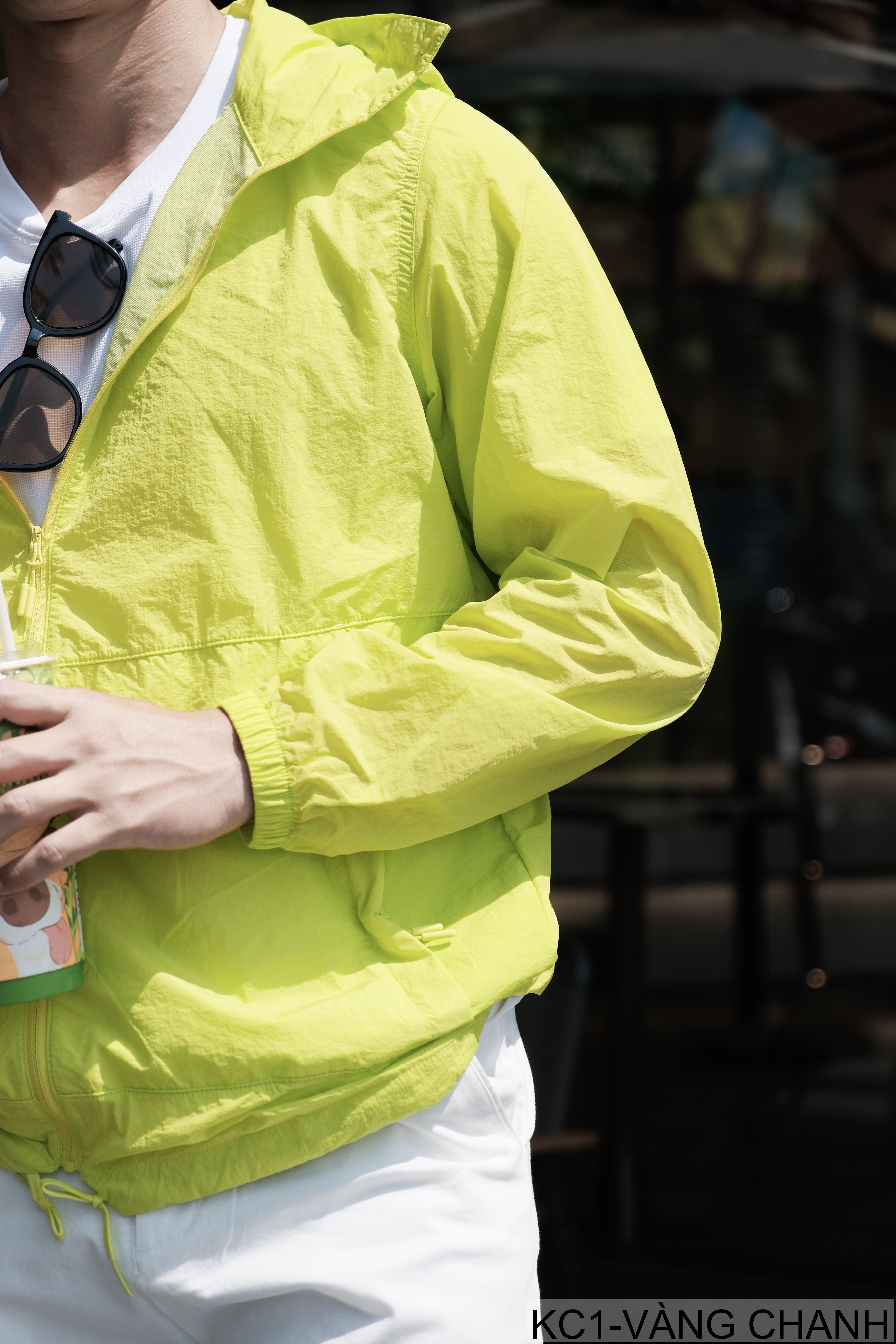 KC1 - Áo khoác chống nắng nam nữ UPF50+ siêu mỏng, thoáng khí, dáng rộng, có mũ trùm đầu_thumbnail_3