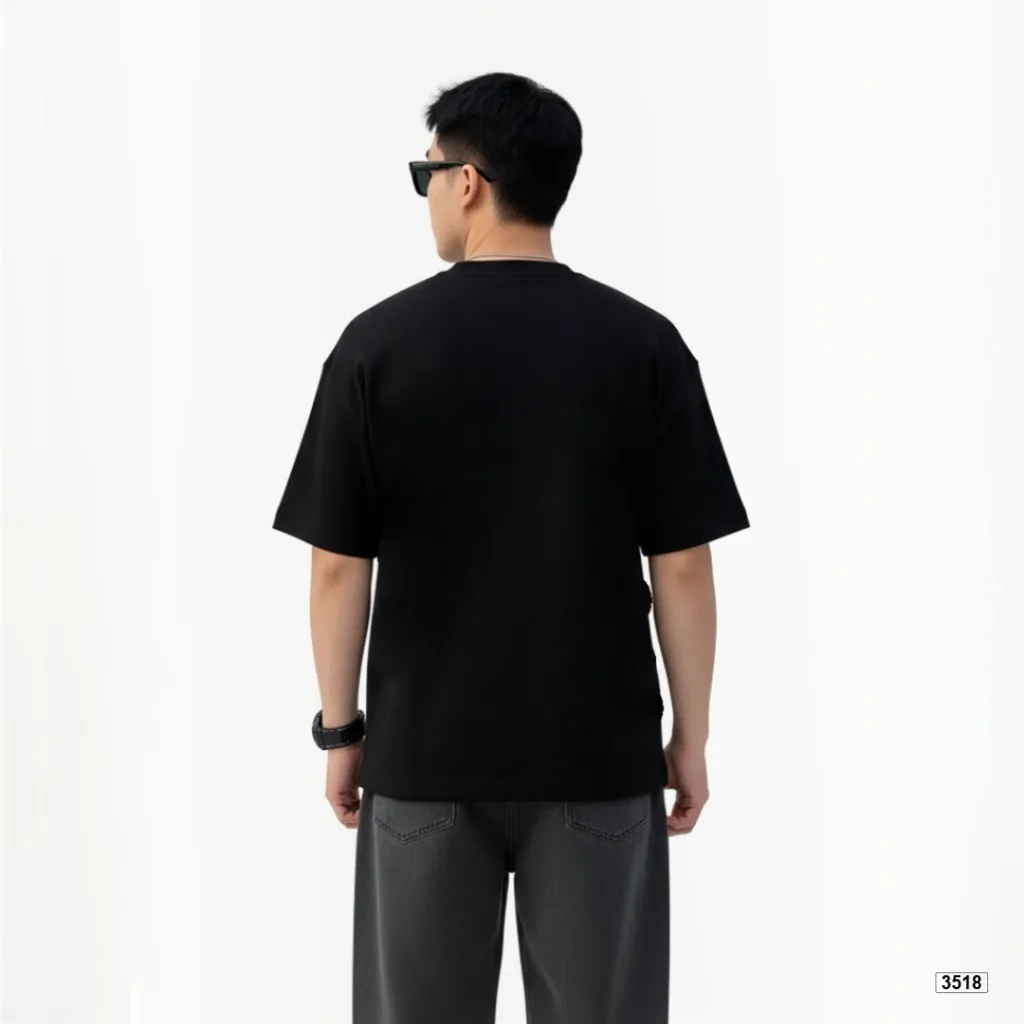 Áo thun nam form rộng Mountain TeePrint 3518_thumbnail_2