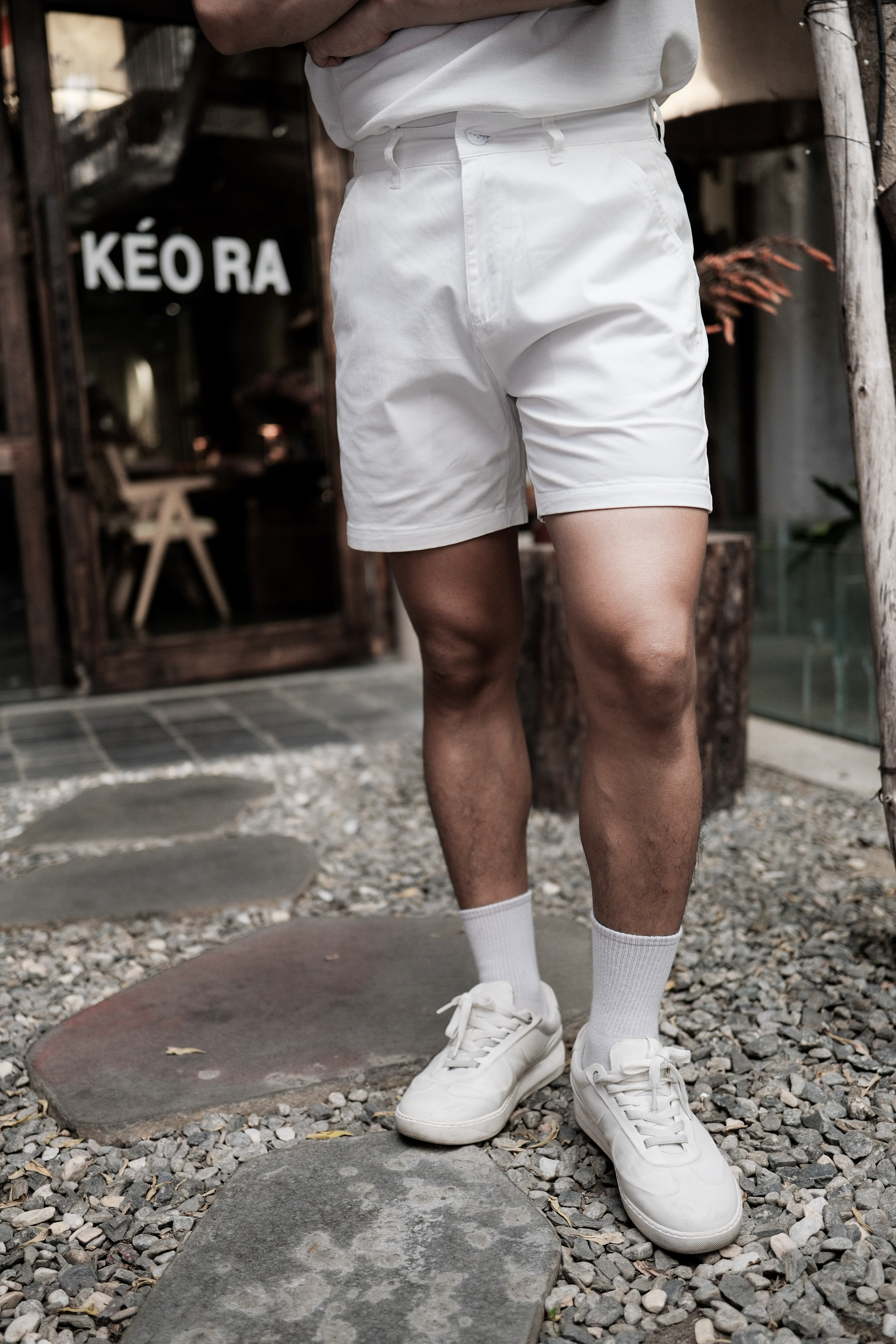QA2 - Quần short nam ống đứng phong cách Hàn Quốc chất cotton thoáng mát mùa hè