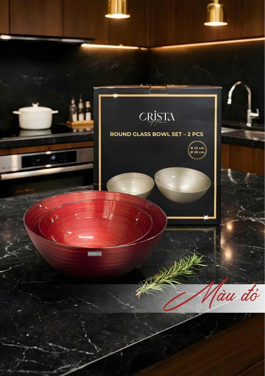 Bộ 2 bát thủy tinh CRISTA HOME tròn 4.5 & 2.2L, 60228_thumbnail_4